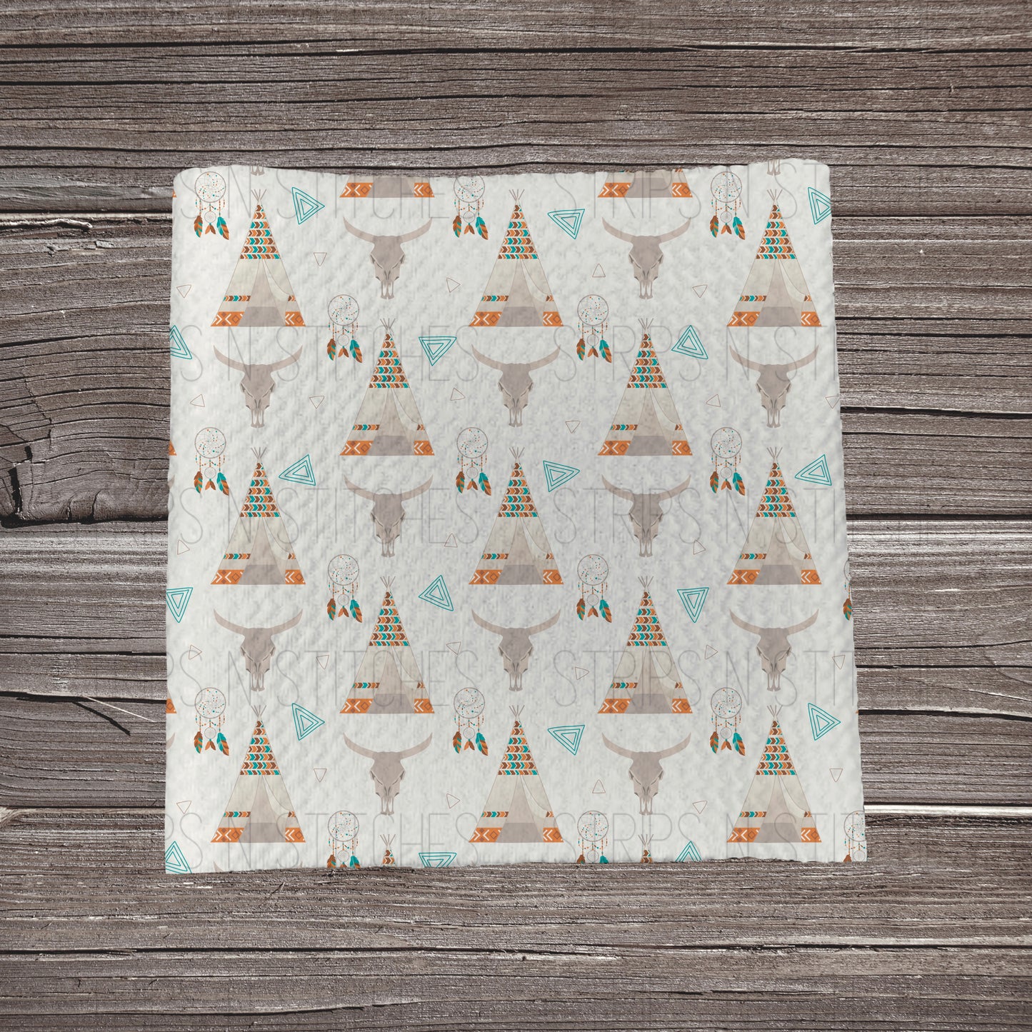 Teepee **EXCLUSIVE PRINT** |Fabric Strip | Bow Making | Scrunchie | Headwrap