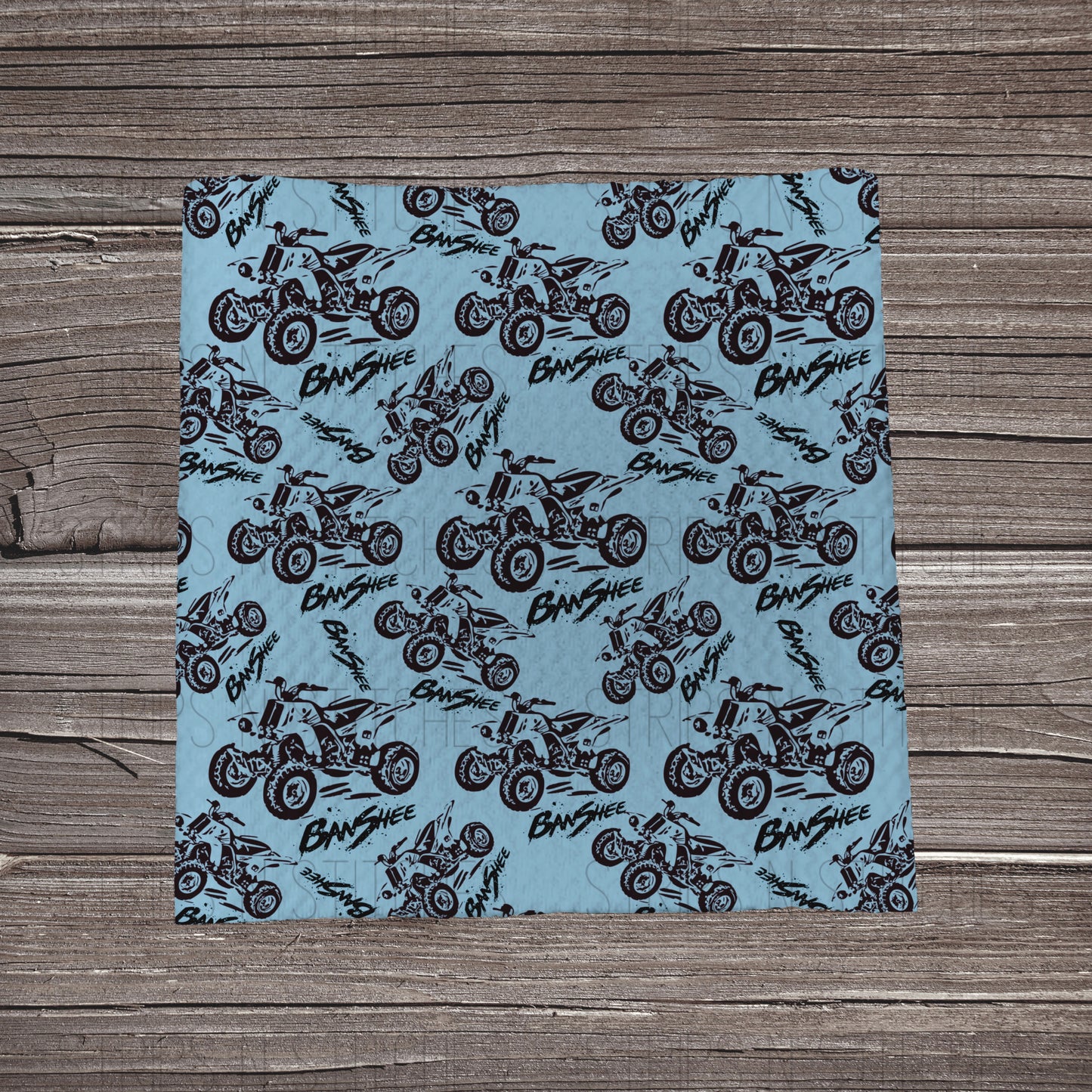 Blue Banshee | Fabric Strip- Bow Making- Headwrap- Scrunchies