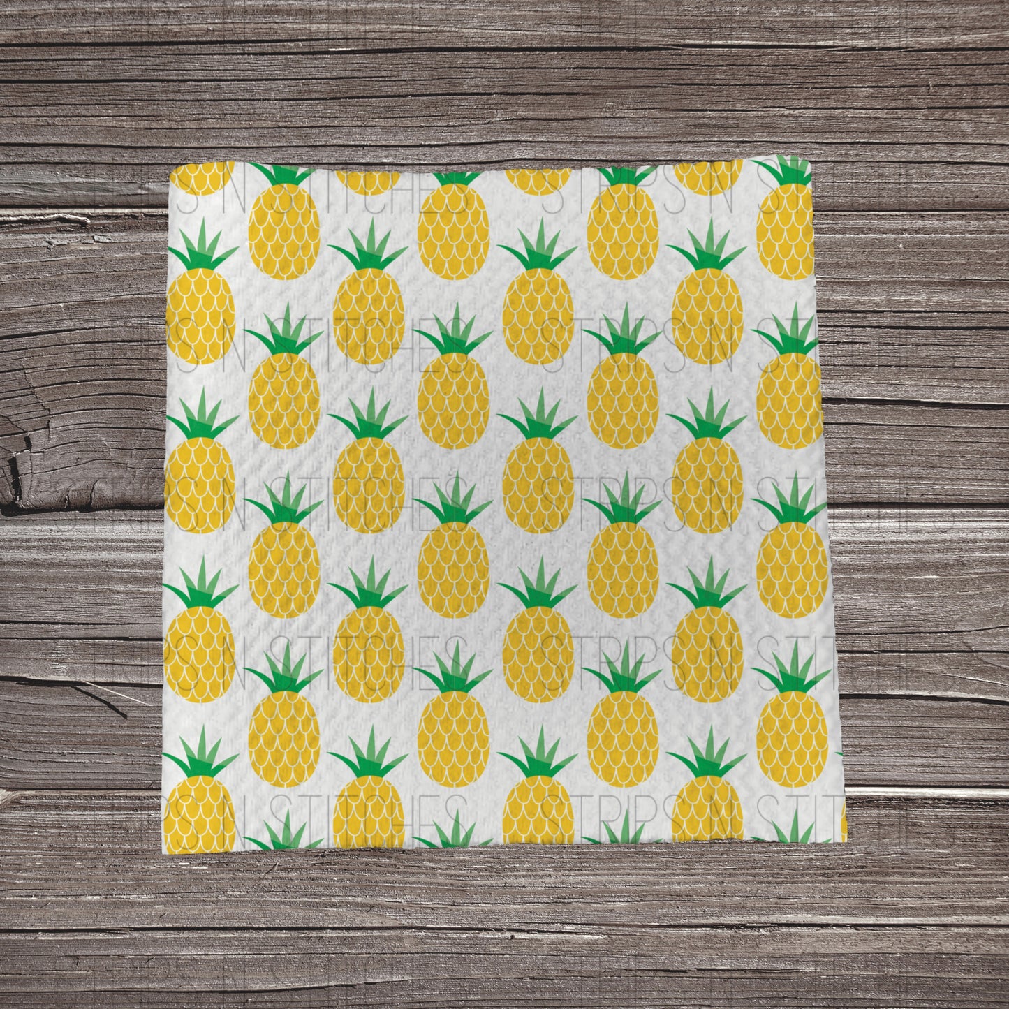 Pineapples | Fabric Strip- Bow Making- Headwrap- Scrunchies