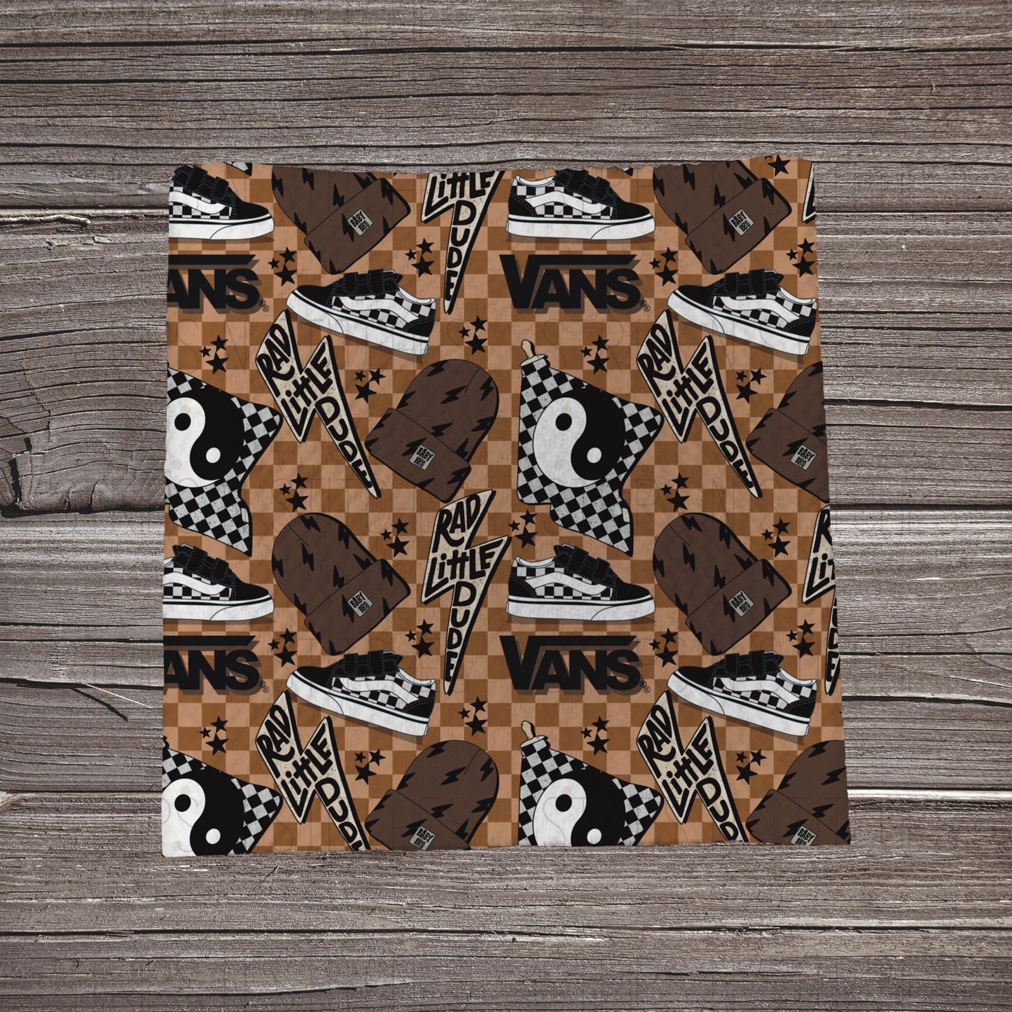 Rad Little Dude | Fabric Strip- Bow Making- Headwrap- Scrunchies