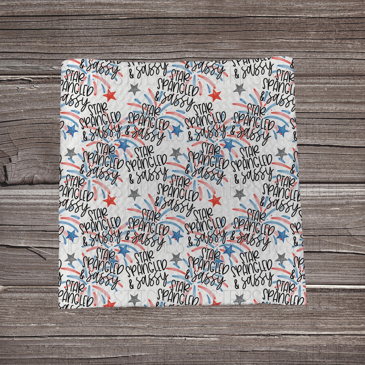 Star Spangled & Sassy Fabric Strip- Bow Making- Headwrap- Scrunchies