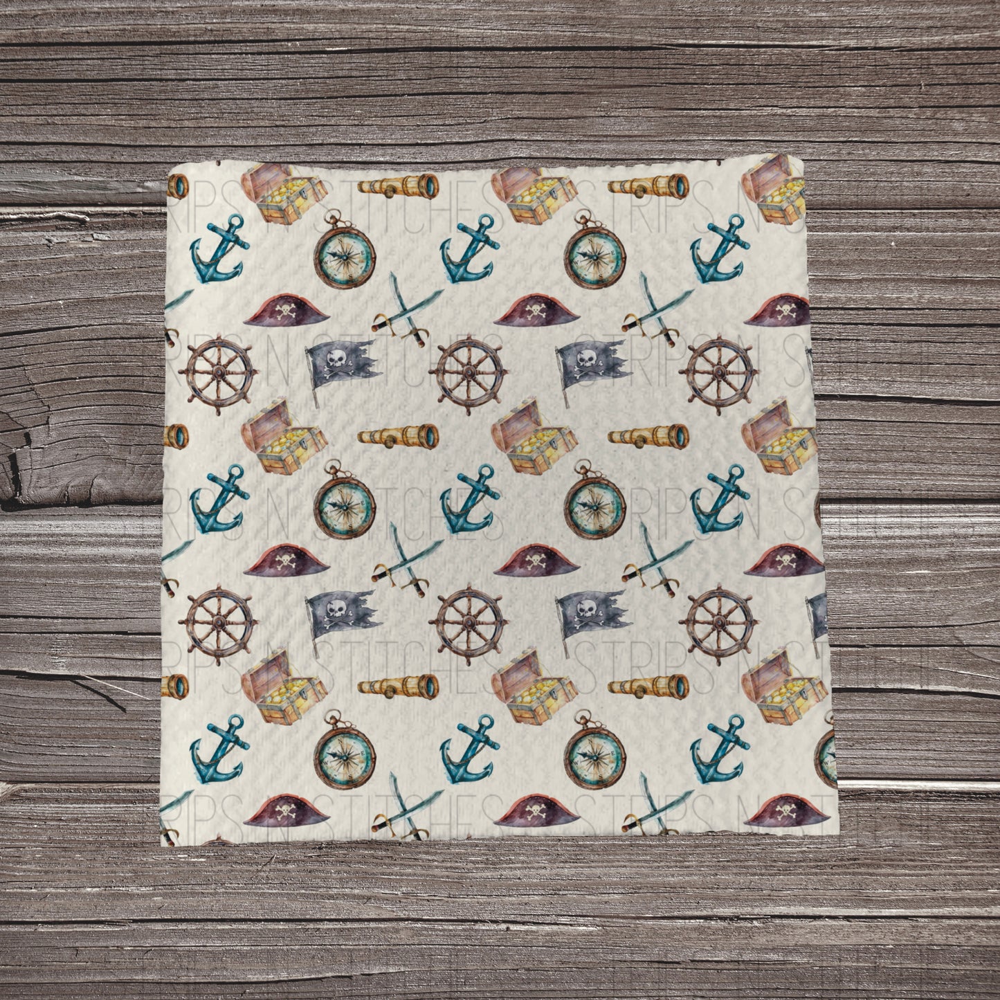 Pirate Things | Bullet Fabric Strip | Bow Making | Scrunchie |