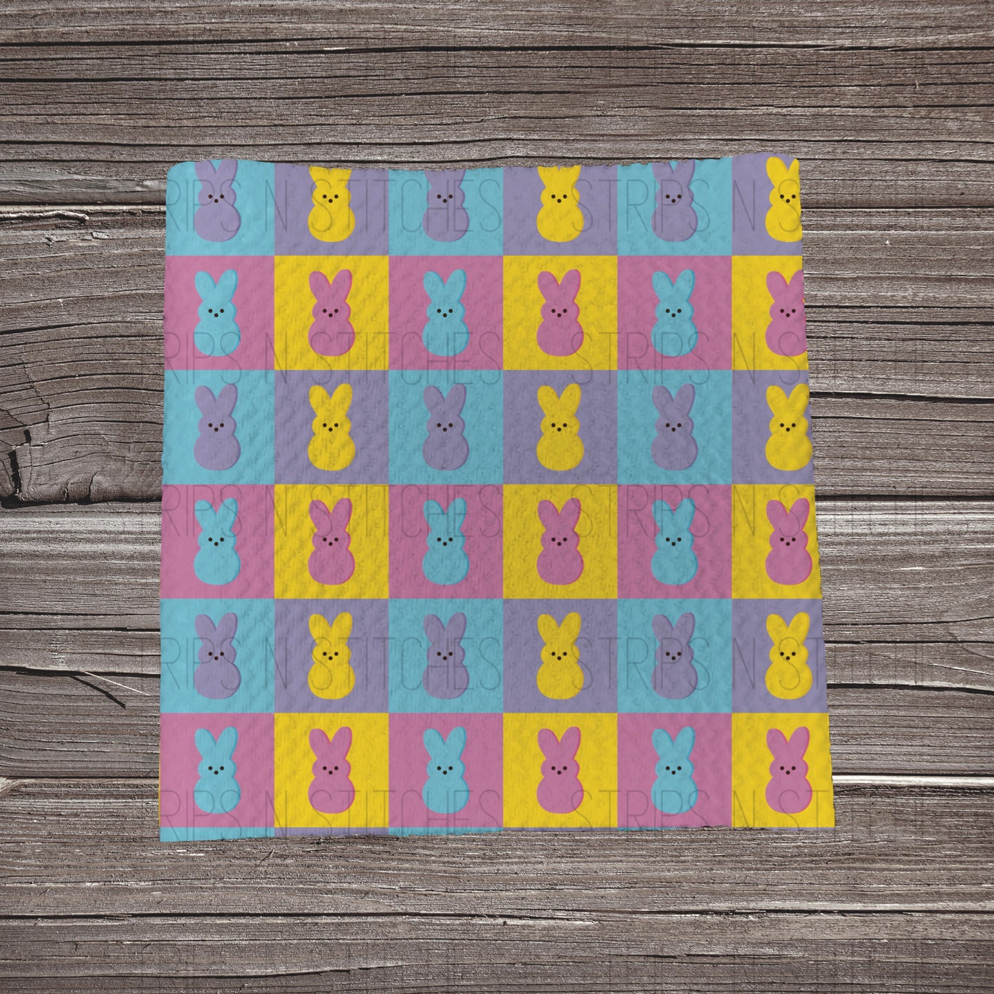 Checkered Peeps | Bullet Fabric Strip | Bow Making | Scrunchie |
