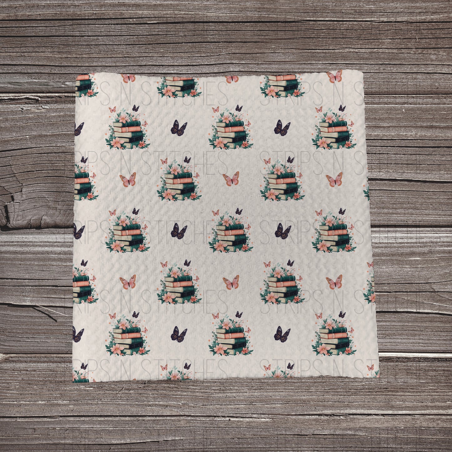 Books & Butterflies | Bullet Fabric Strip | Bow Making | Scrunchie |f