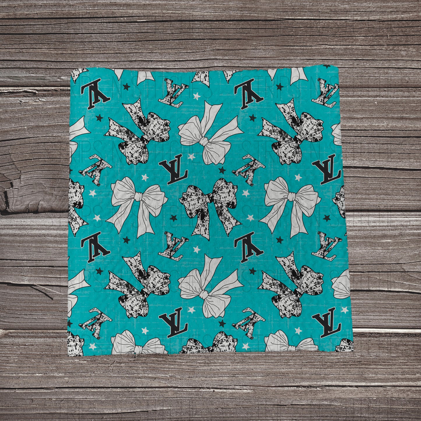 Boujee Bows- Turquoise | Fabric Strip- Bow Making- Headwrap- Scrunchies
