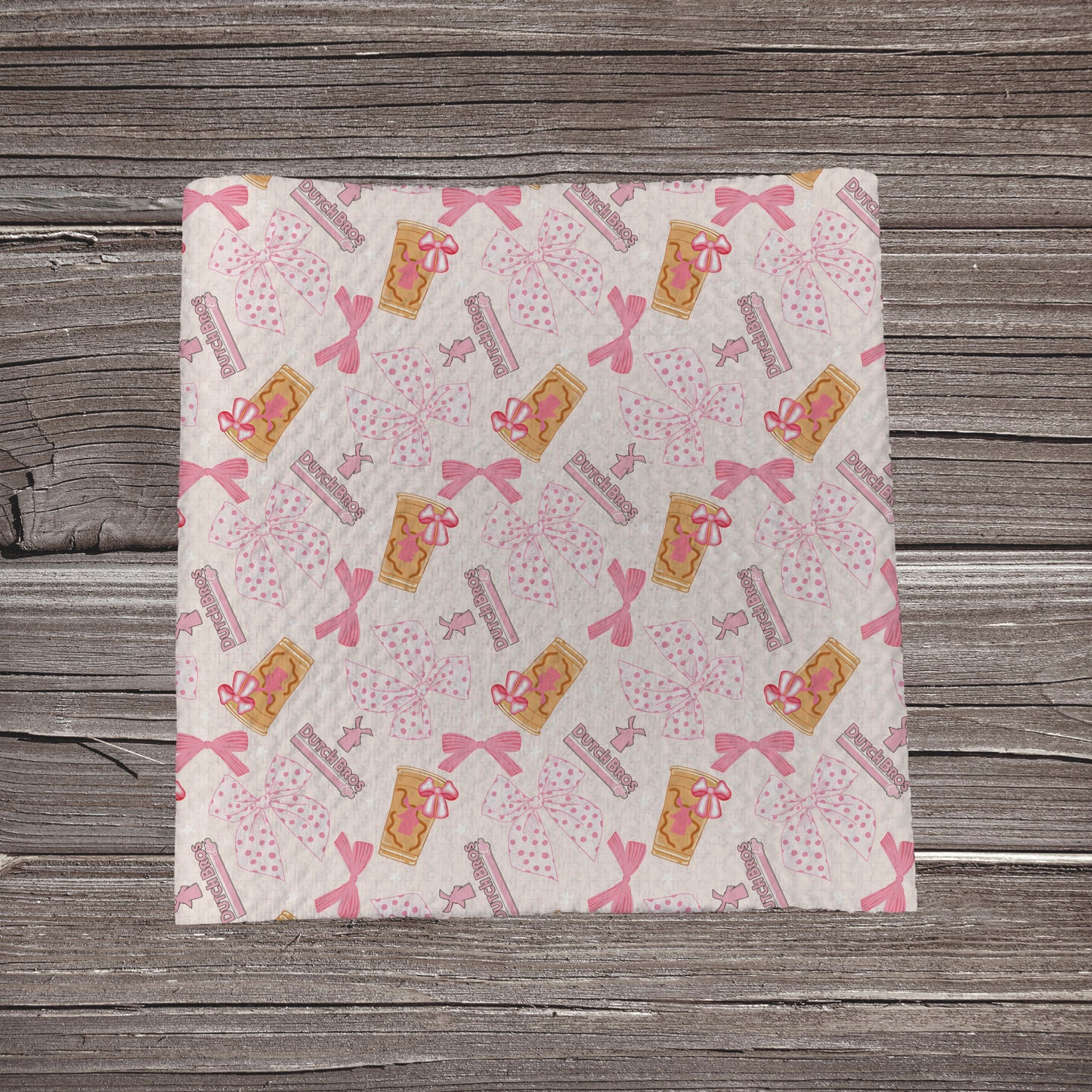 Pink Dutch Bros | Fabric Strip- Bow Making- Headwraps- Scrunchies