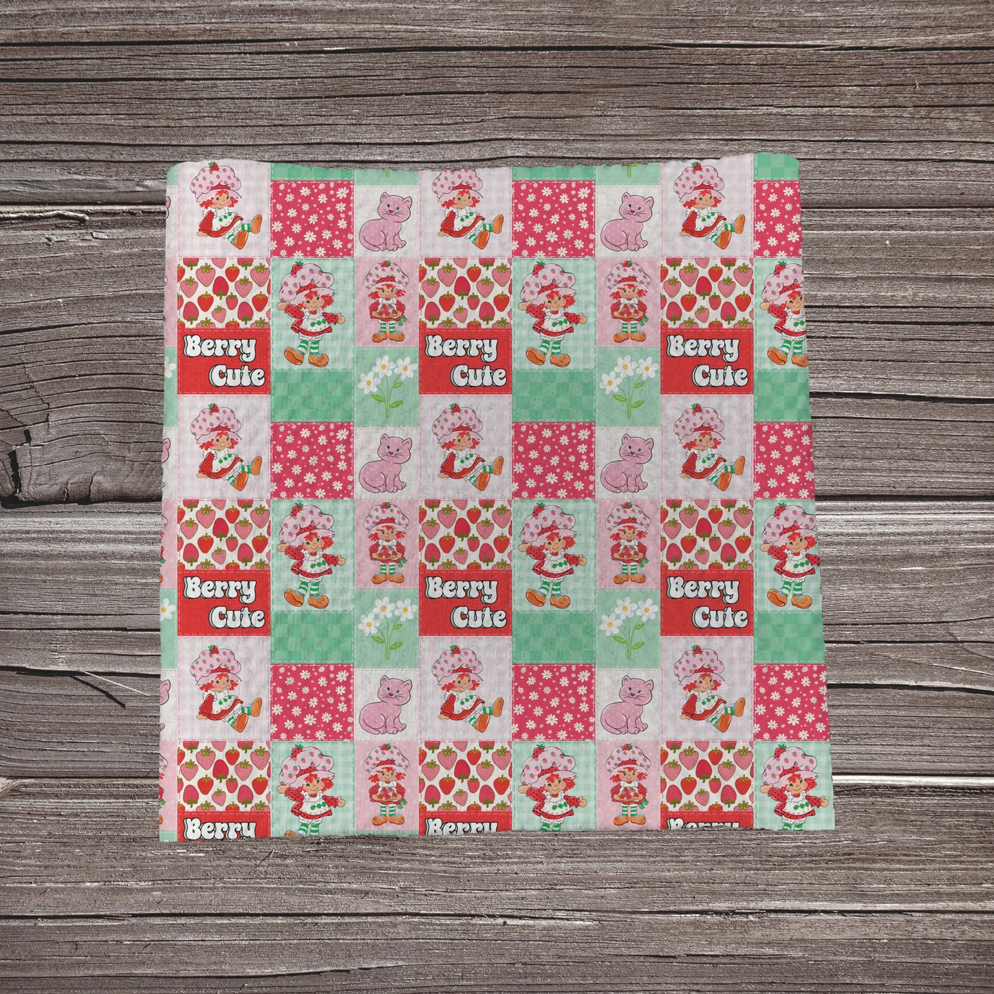 So Berry Cute Patchwork | Fabric Strip- Bow Making- Headwraps- Scrunchies