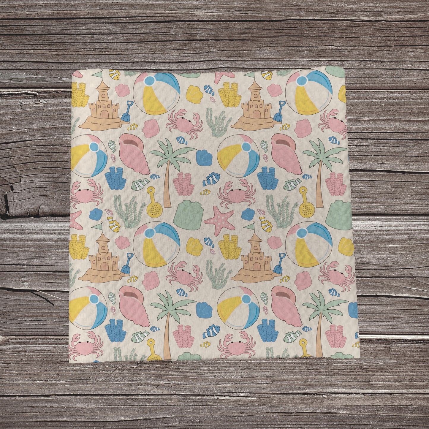 Pastel Beach Day | Bullet Fabric Strip | Bow Making | Scrunchie |