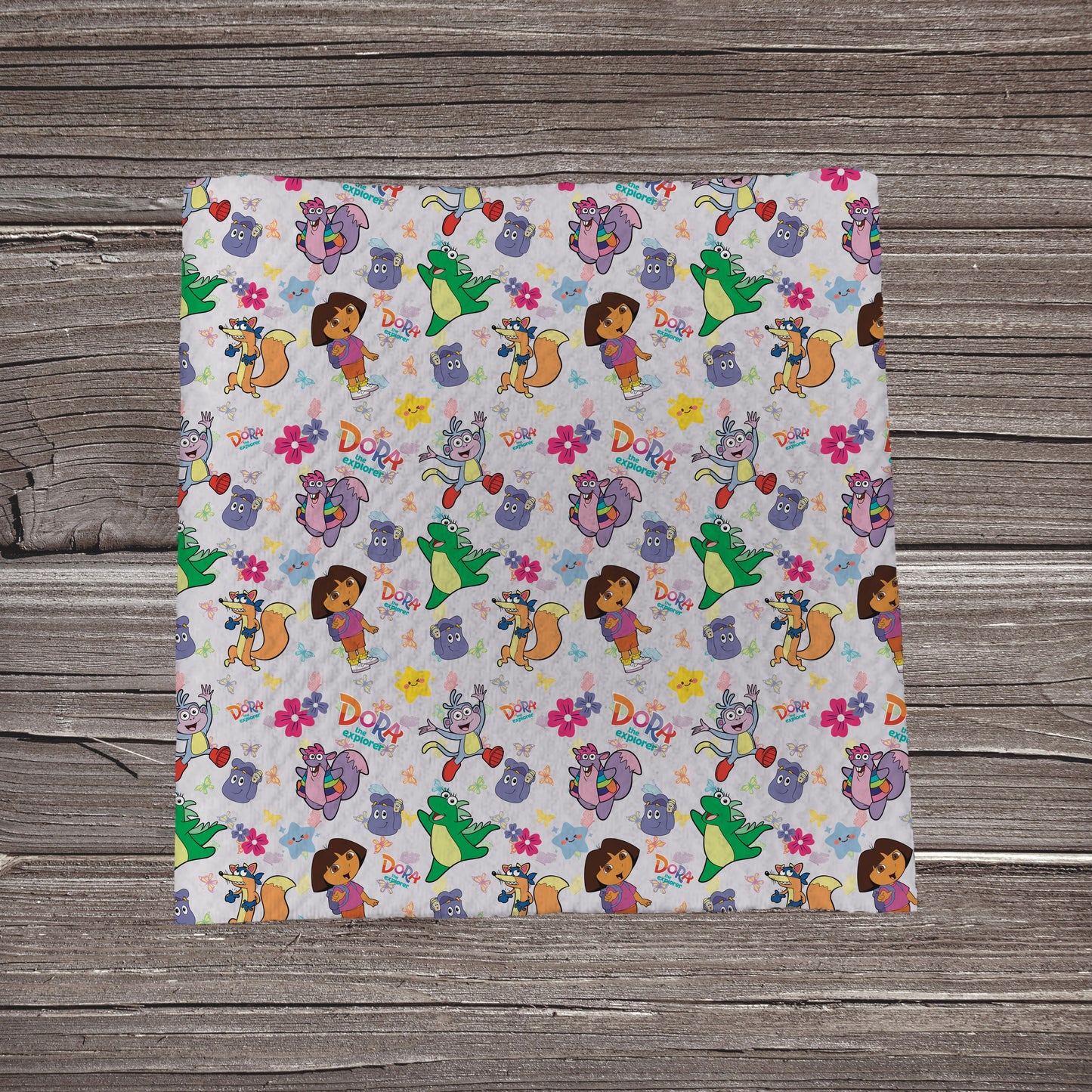 Dora The Explorer Scatter | Bullet Fabric Strip | Bow Making | Scrunchie |