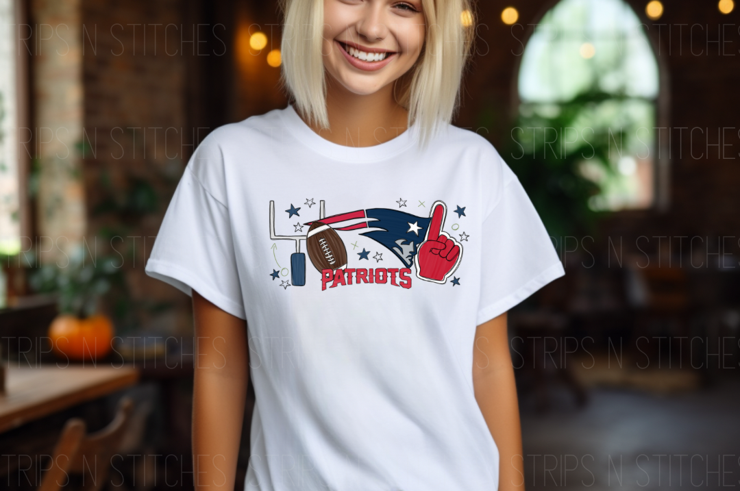 2023 NFL- Patriots | Sublimation Transfer | Create your own Shirt