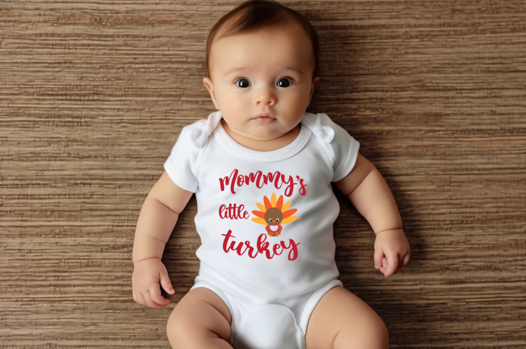 Mommy’s Little Turkey | Sublimation Transfer | Create your own