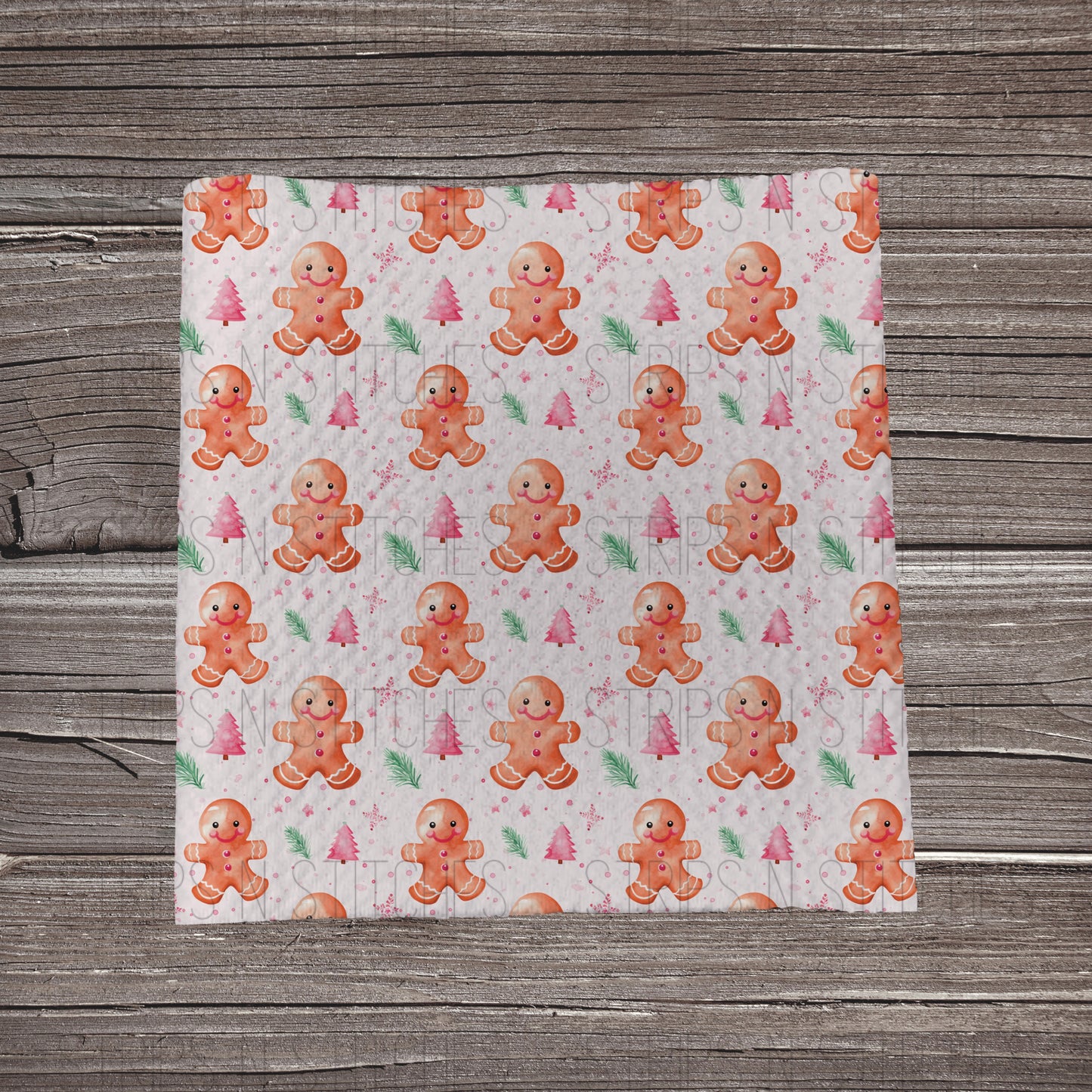 Pink Gingerbread | Bow Making- Headwrap- Scrunchies