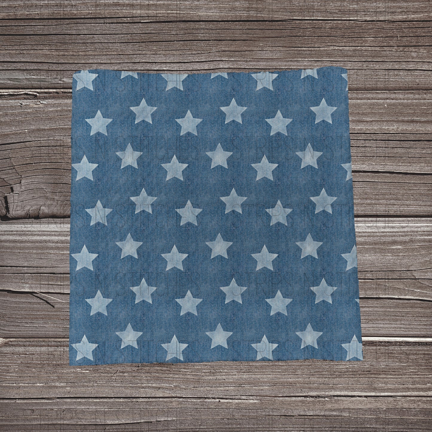 Stars Faux Denim | Bow Making | Headwrap | Scrunchies