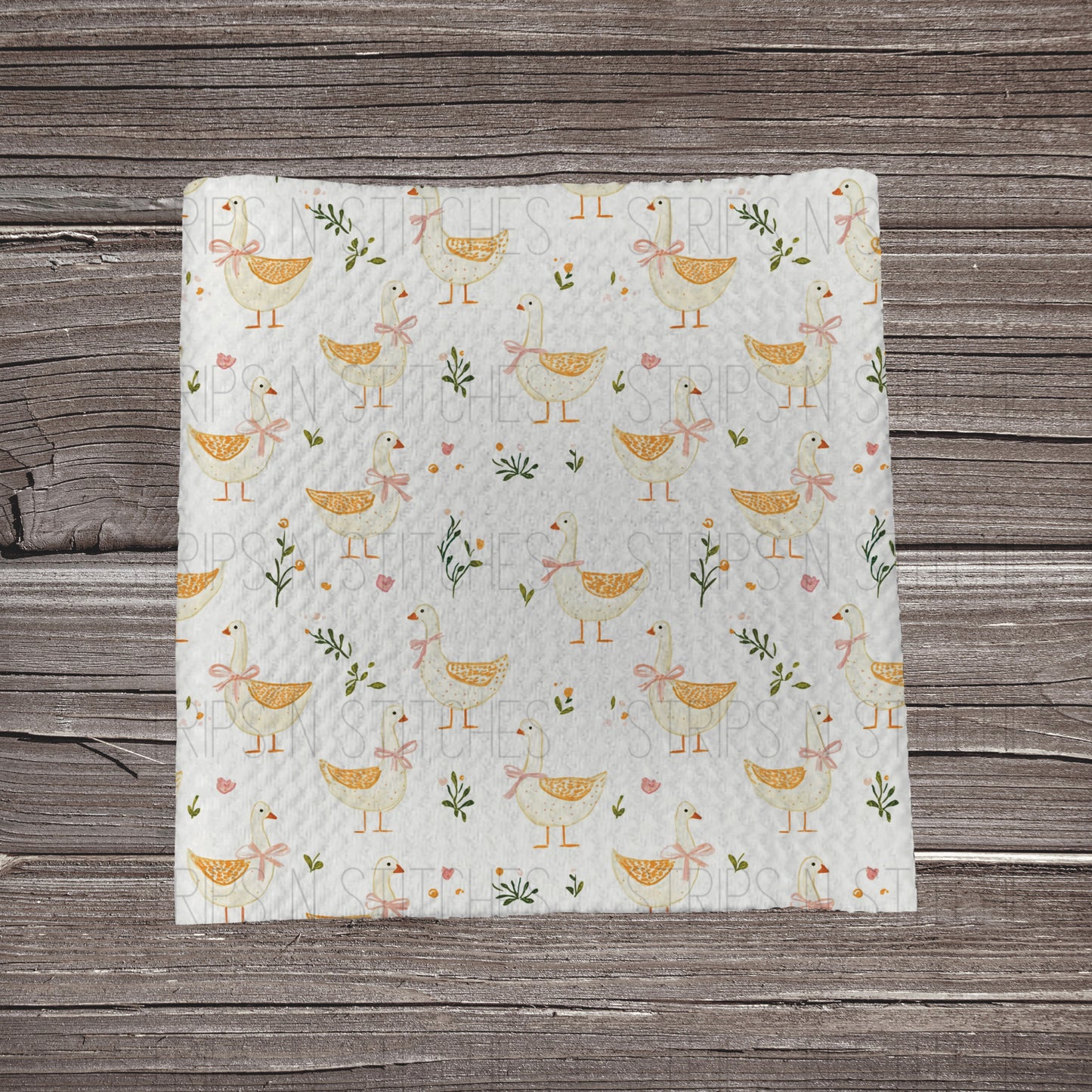 Geese with Bows | Fabric Strip- Bow Making- Headwrap- Scrunchies