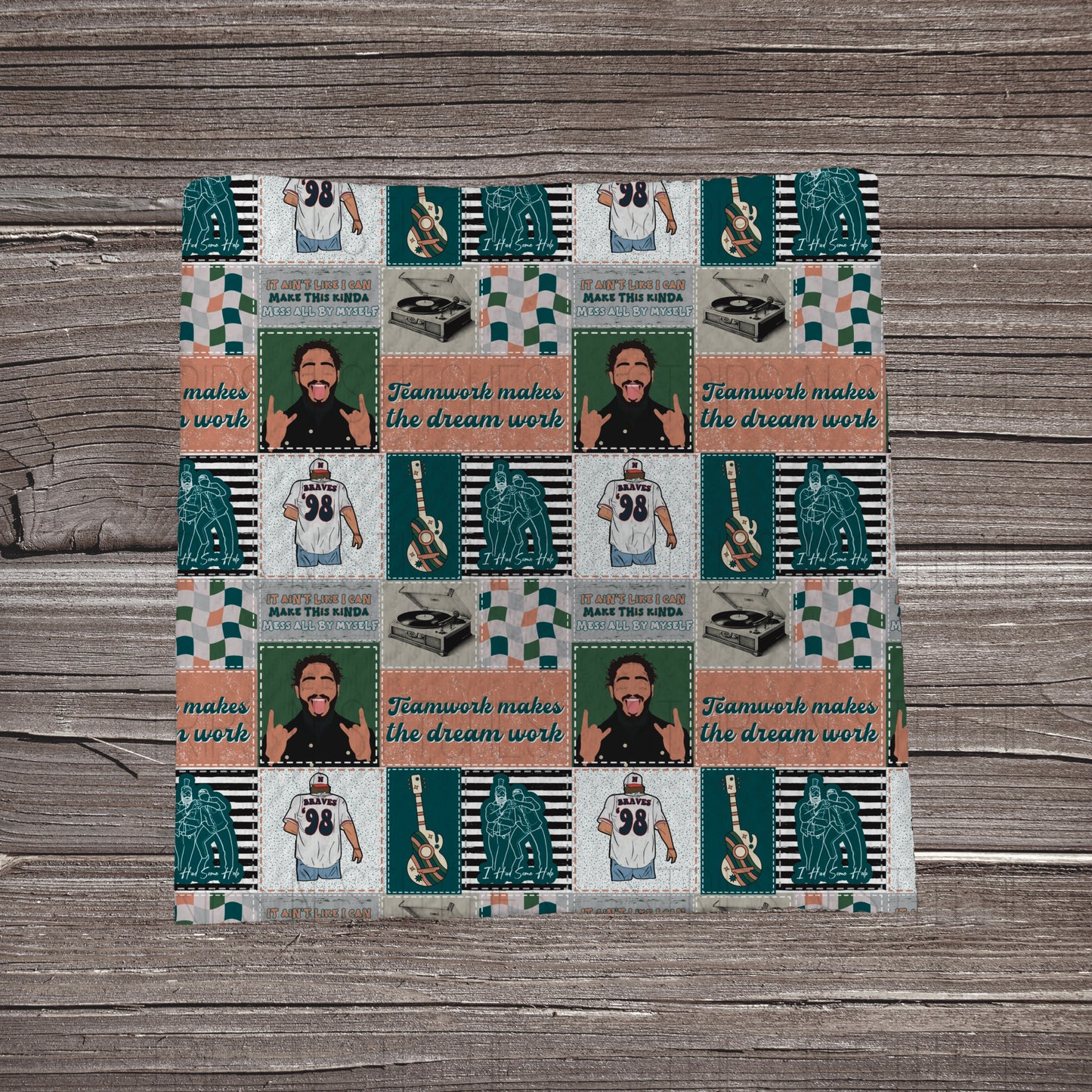 Wallen- Posty Patchwork | Fabric Strip | Bow Making | Scrunchie | Headwraps
