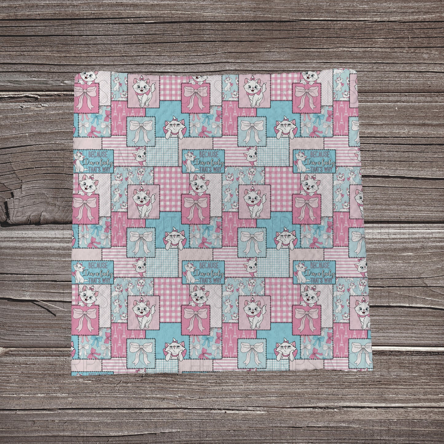 Because I’m a Lady Patchwork | Fabric Strip- Bow Making- Headwrap- Scrunchies
