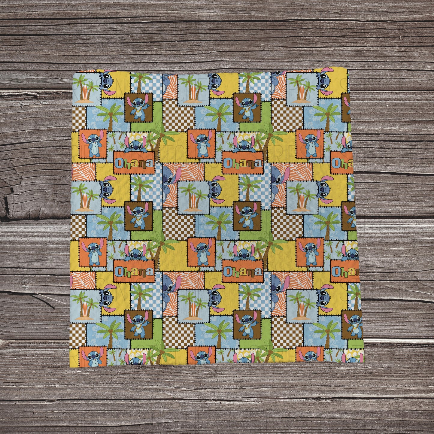 Boy Stichin’ Around Patchwork | Fabric Strip- Bow Making- Headwrap- Scrunchies