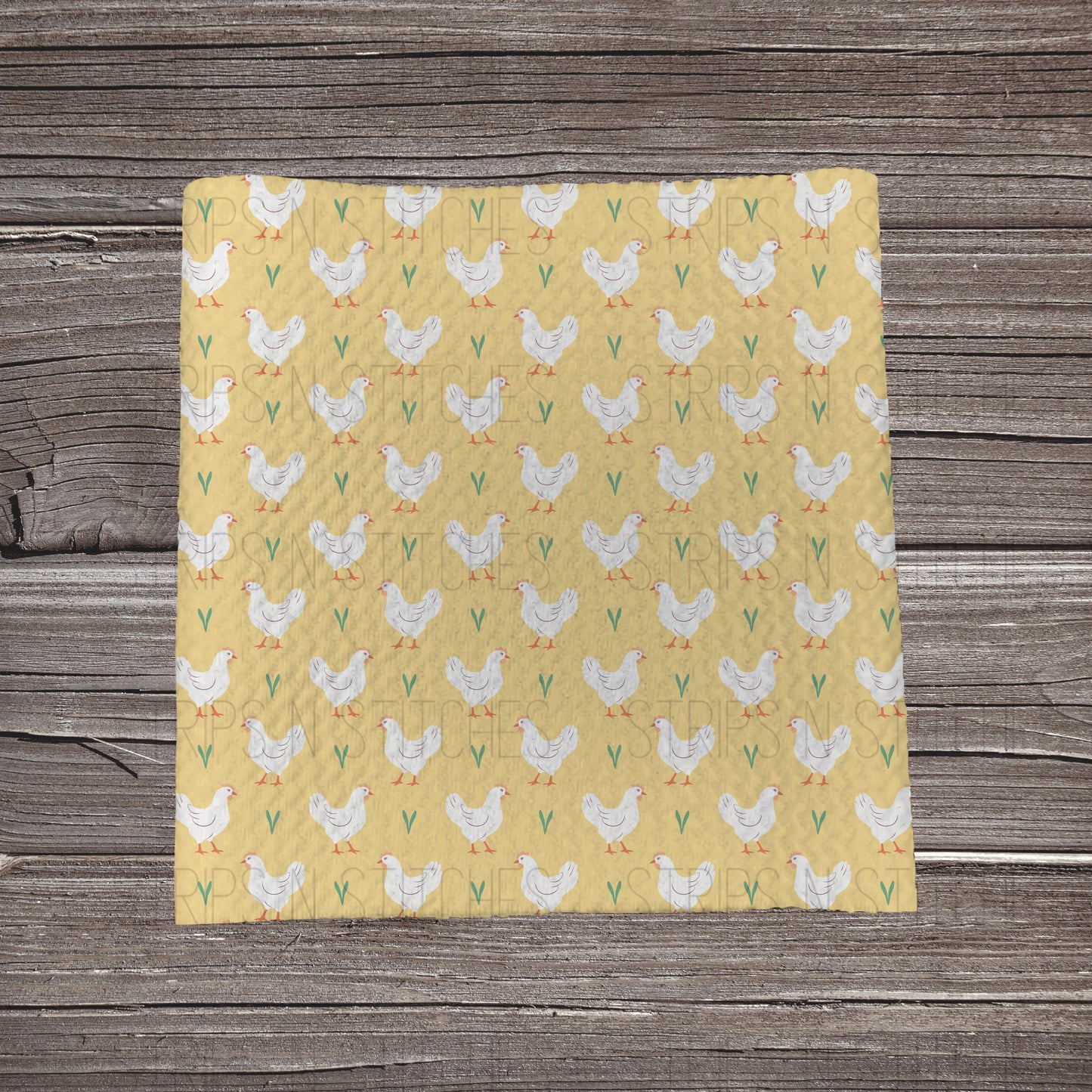 Barnyard Chickens | Fabric Strip- Bow Making- Headwrap- Scrunchies