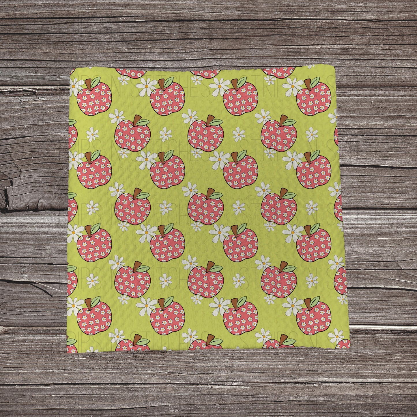 School Apples | Fabric Strip- Bow Making- Headwrap