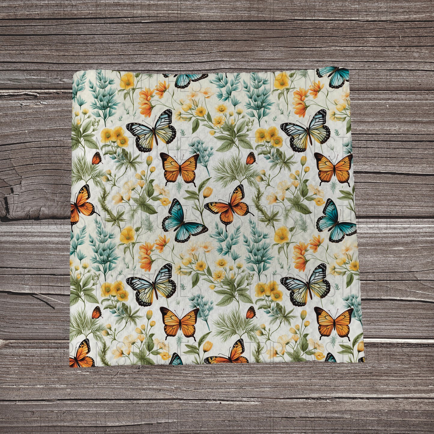 Monarch Garden | Bullet Fabric Strip | Bow Making | Scrunchie |