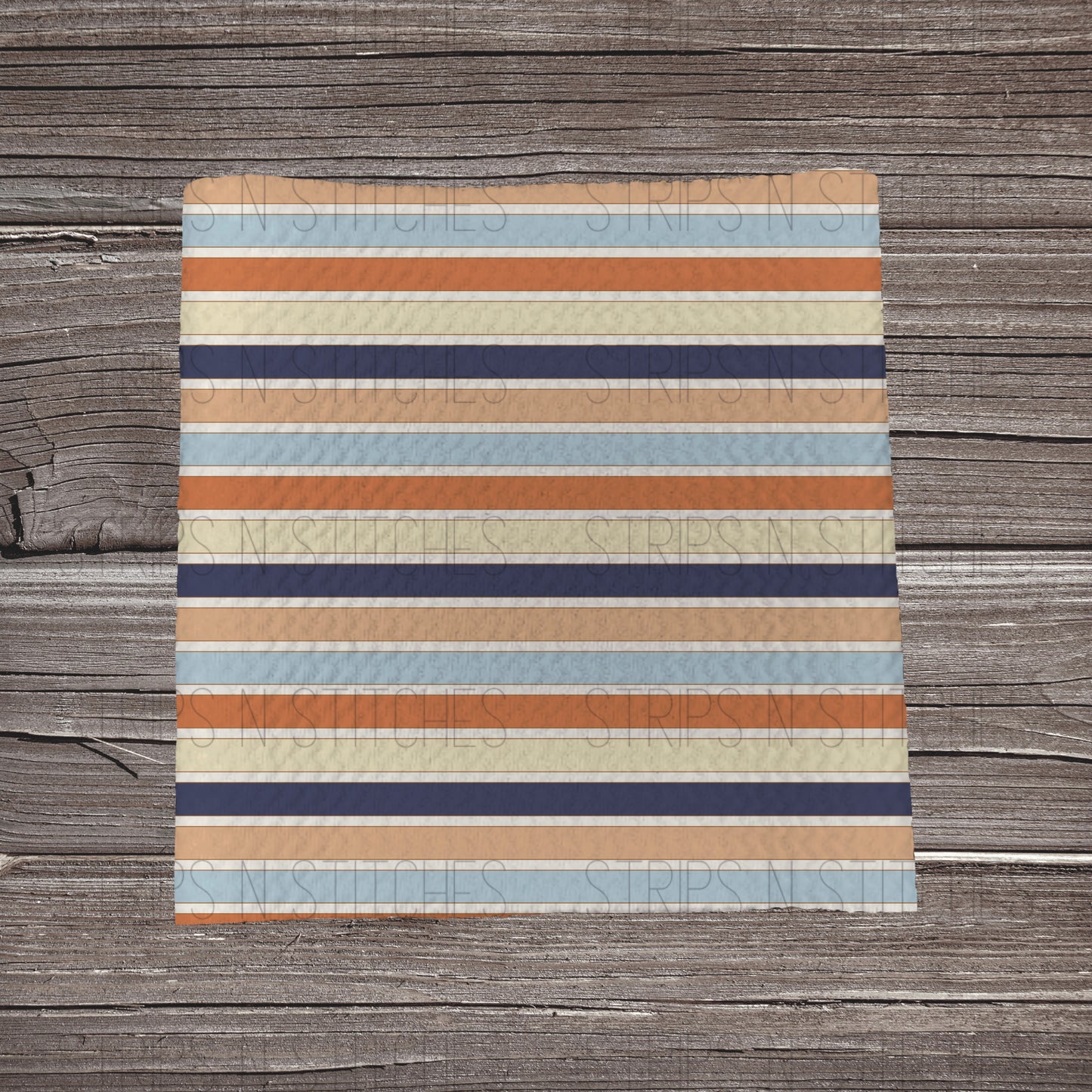 Boho Floral Bluey Coord Stripes | Bullet Fabric Strip | Bow Making | Scrunchie |