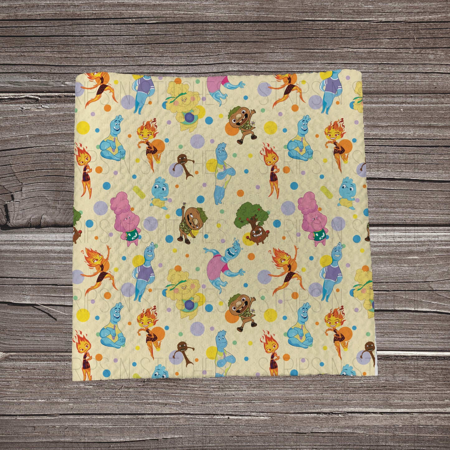 Elemental Light Yellow | Fabric Strip- Bow Making- Headwrap- Scrunchies