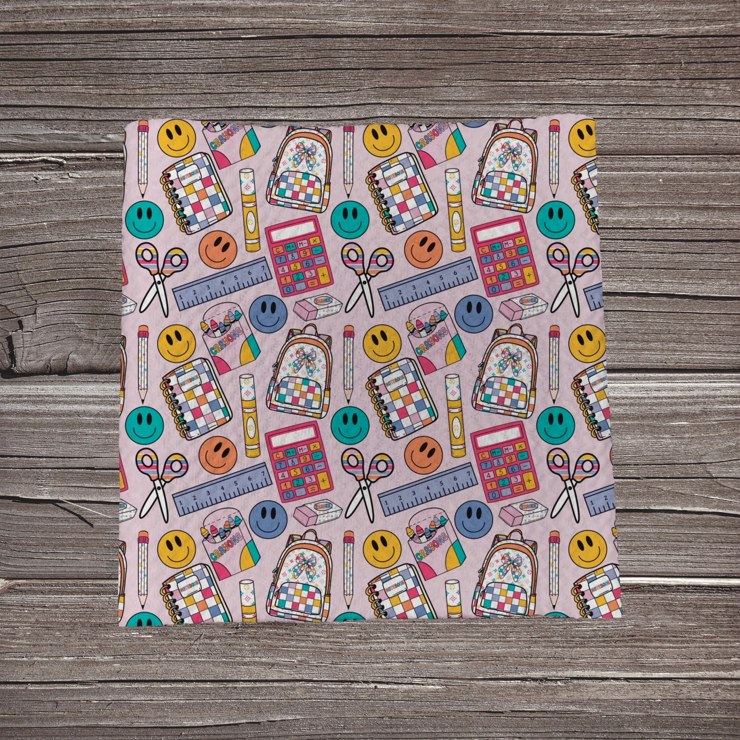 Vibrant School Supplies- Pink | Fabric Strip | Bow Making- Headwrap- Scrunchies