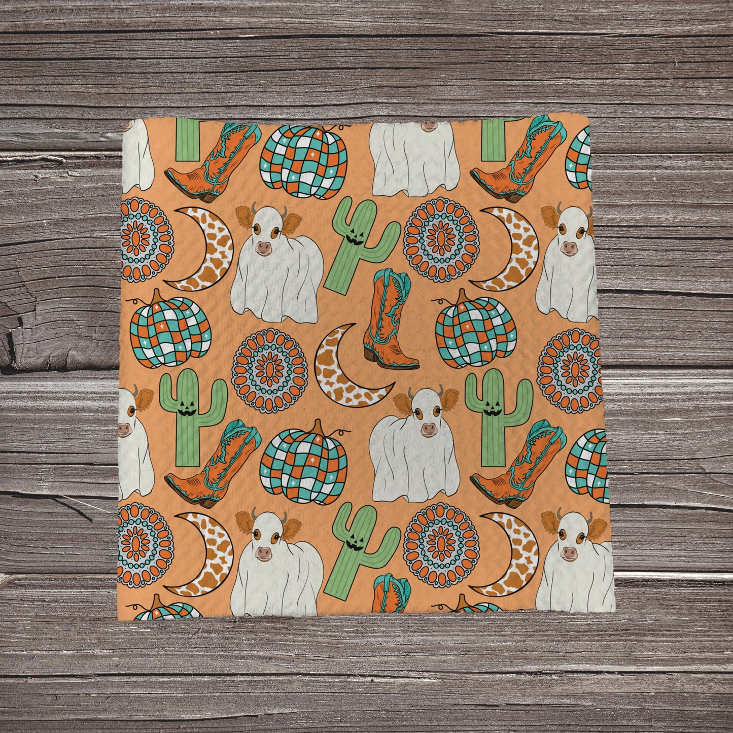 Halloween Cowgirl | Fabric Strip | Bow Making- Headwrap- Scrunchies