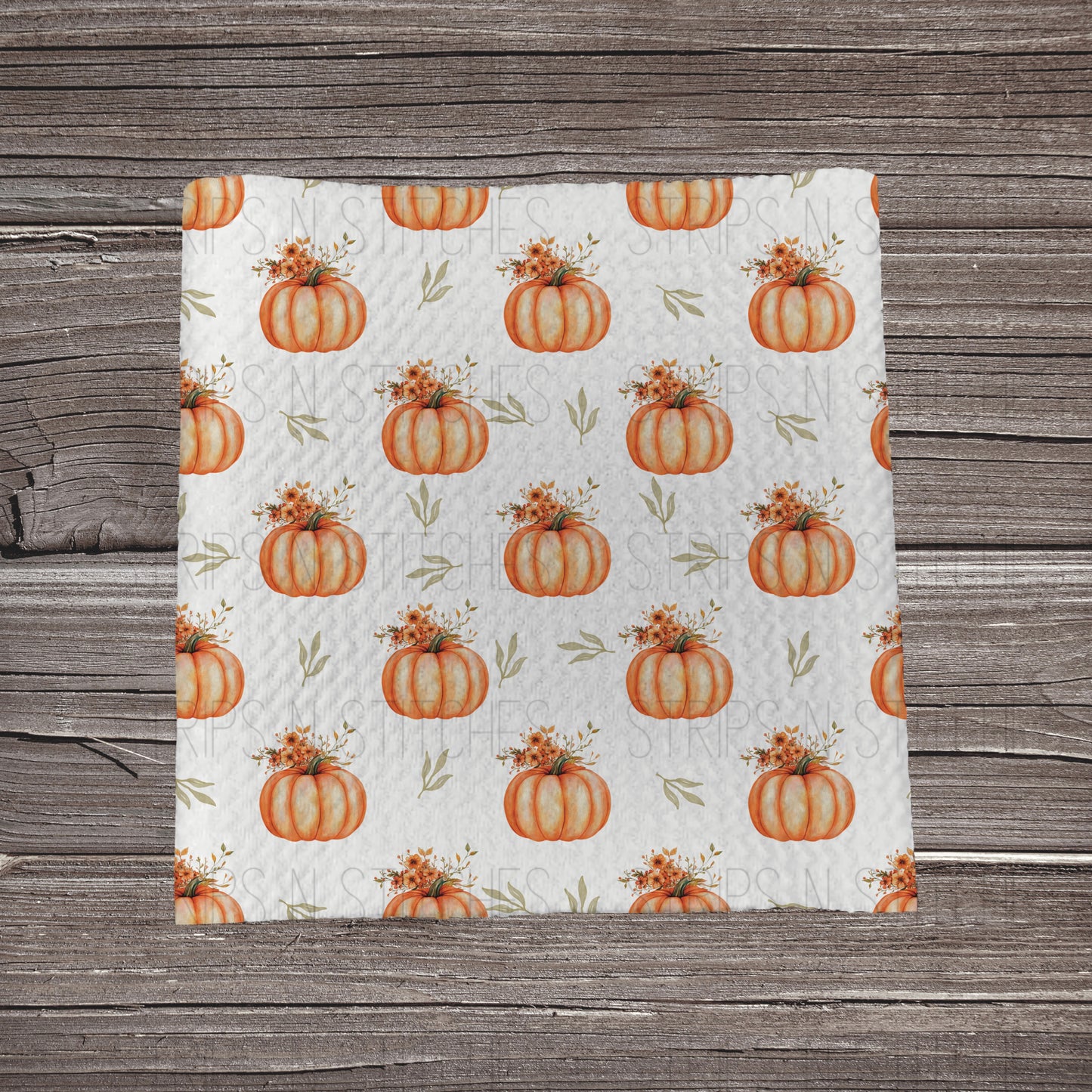 Floral Pumpkin Patch EXCLUSIVE | Fabric Strip | Bow Making- Headwrap- Scrunchies