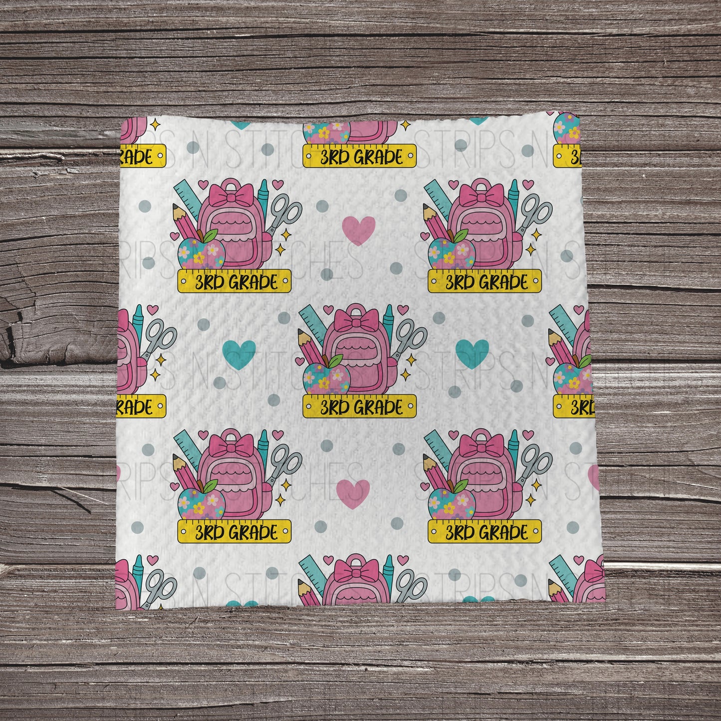 Back to School Backpack - 3RD GRADE *EXCLUSIVE* | Fabric Strips | Bow Making | Scrunchies | Headwraps