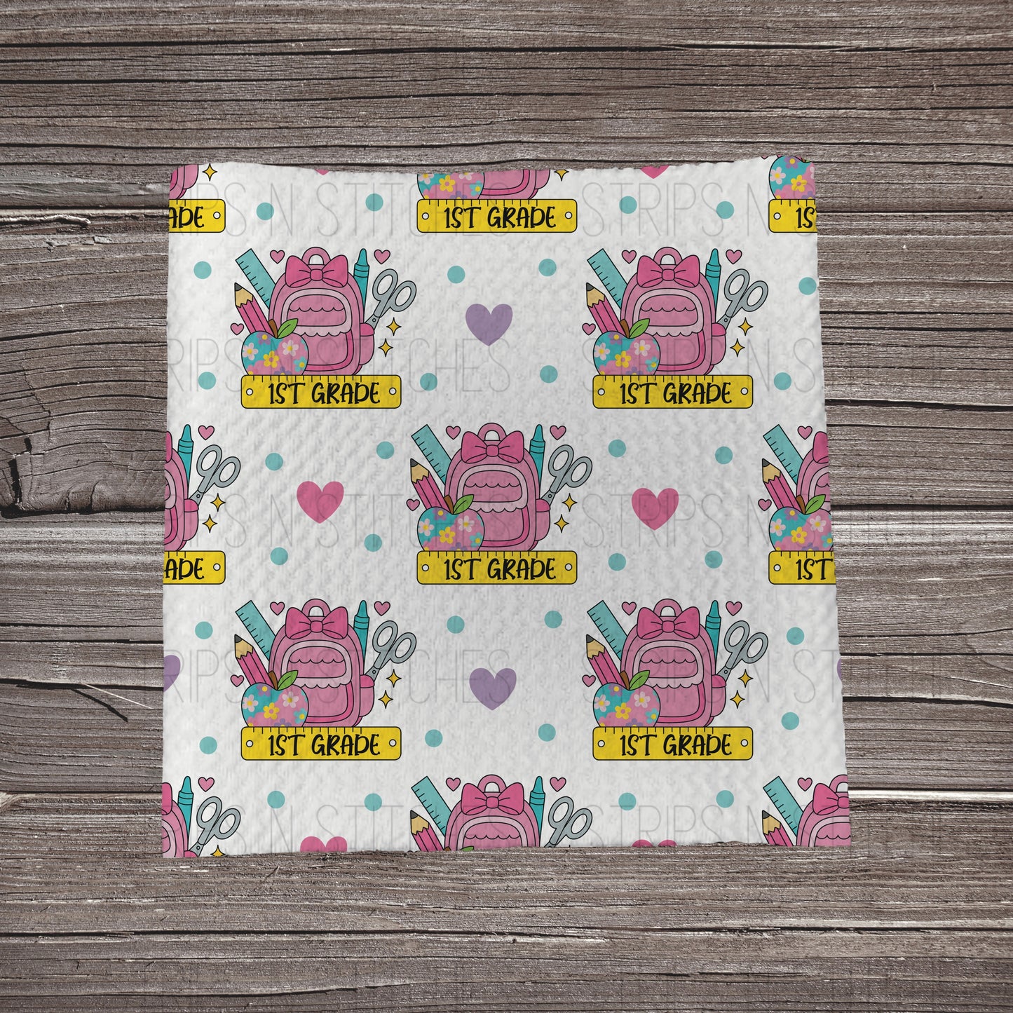 Back to School Backpack - 1ST GRADE *EXCLUSIVE* | Fabric Strips | Bow Making | Scrunchies | Headwraps
