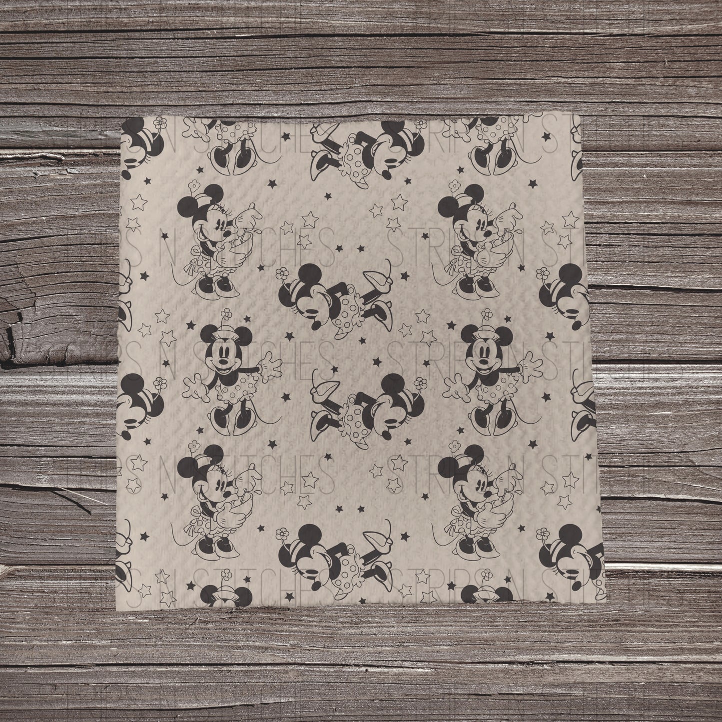 Muted Girl Mouse | Bullet Fabric Strip | Bow Making | Scrunchie |