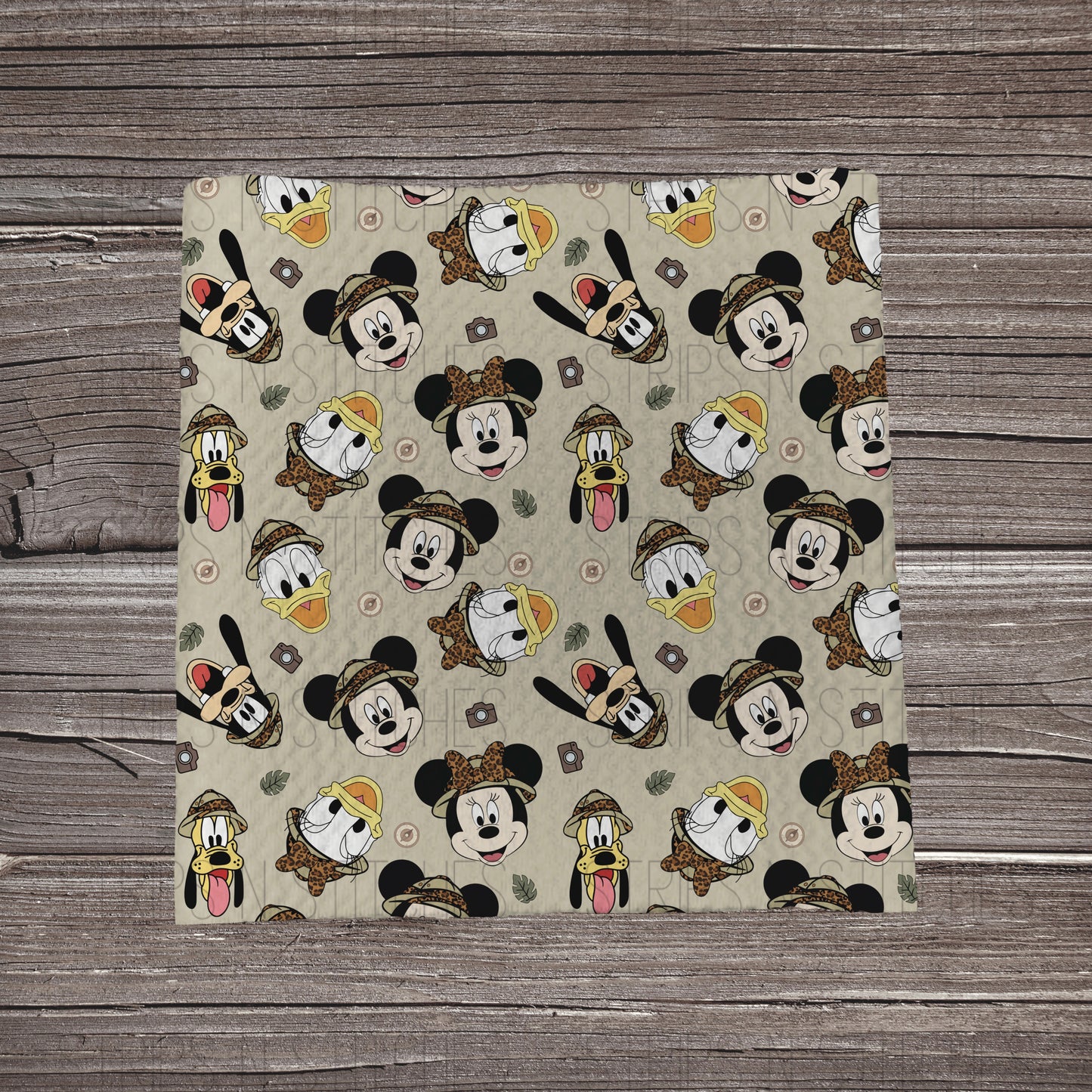 Mouse Friends Safari | Bullet Fabric Strip | Bow Making | Scrunchie |
