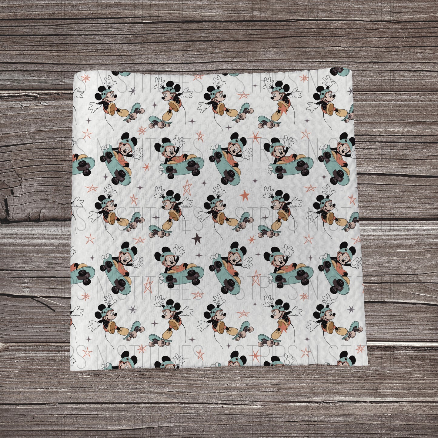 Skater Boy Mouse | Bullet Fabric Strip | Bow Making | Scrunchie |