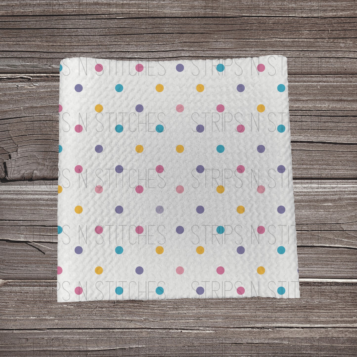 Small Pastel Polka Dots | Bow Making | Headwrap | Scrunchies