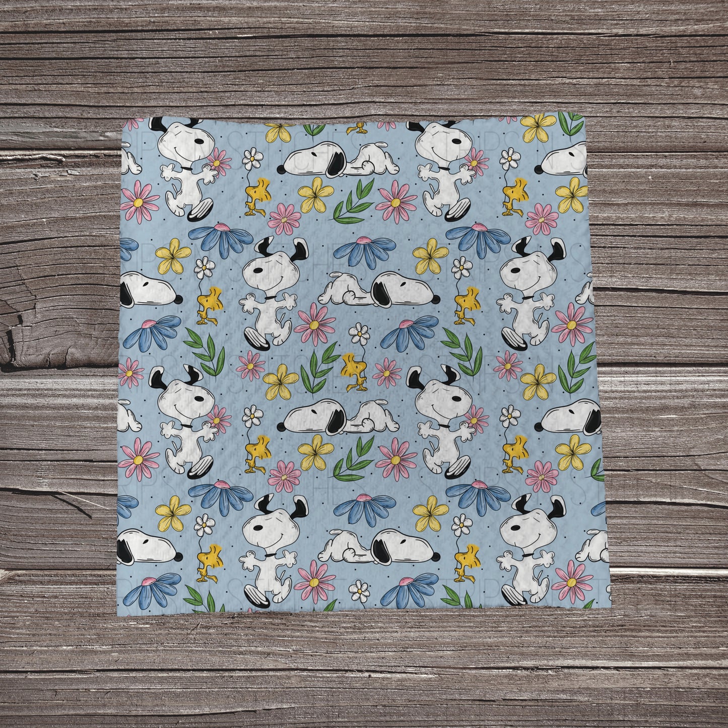 Floral Snoopy | Fabric Strip | Bow Making | Headwrap | Scrunchies