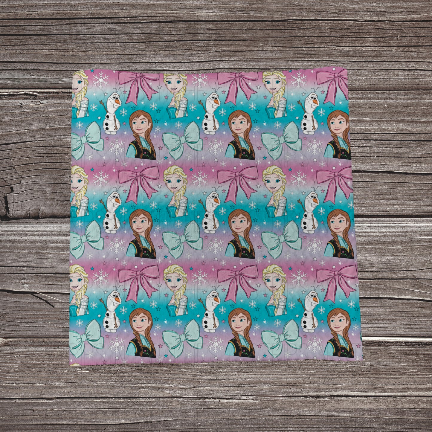 Ombré Frozen | Fabric Strip | Bow Making | Headwrap | Scrunchies