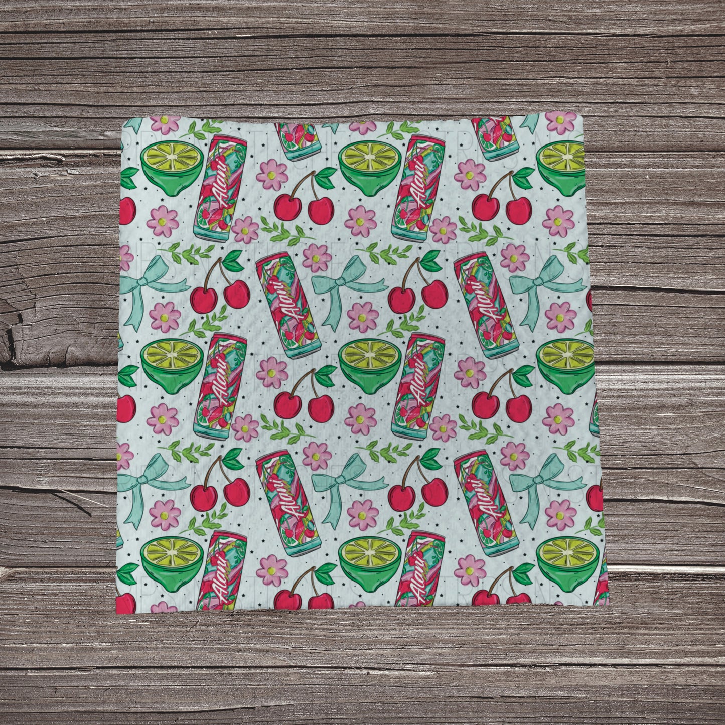 Cherry Twist Energy | Fabric Strip | Bow Making | Headwrap | Scrunchies
