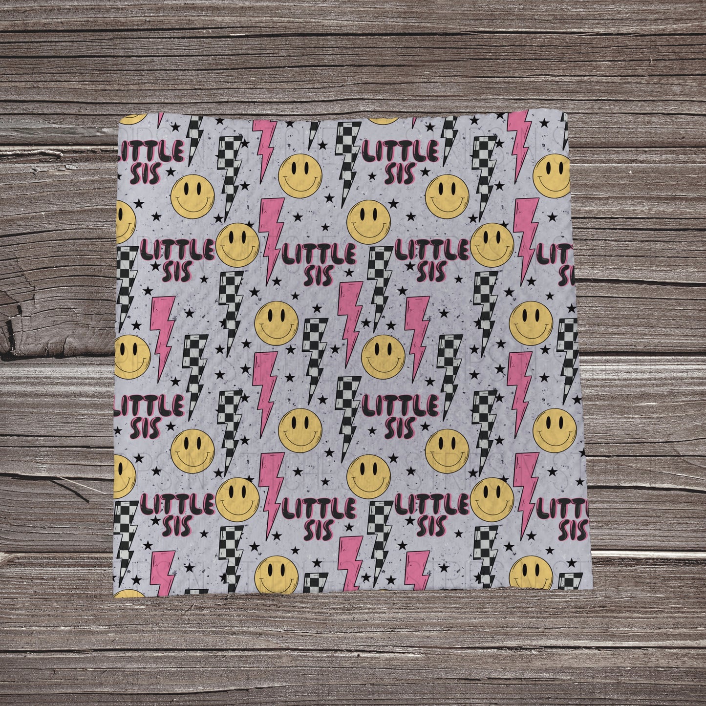 Happy Little Sis- Lavender | Fabric Strip | Bow Making | Headwrap | Scrunchies