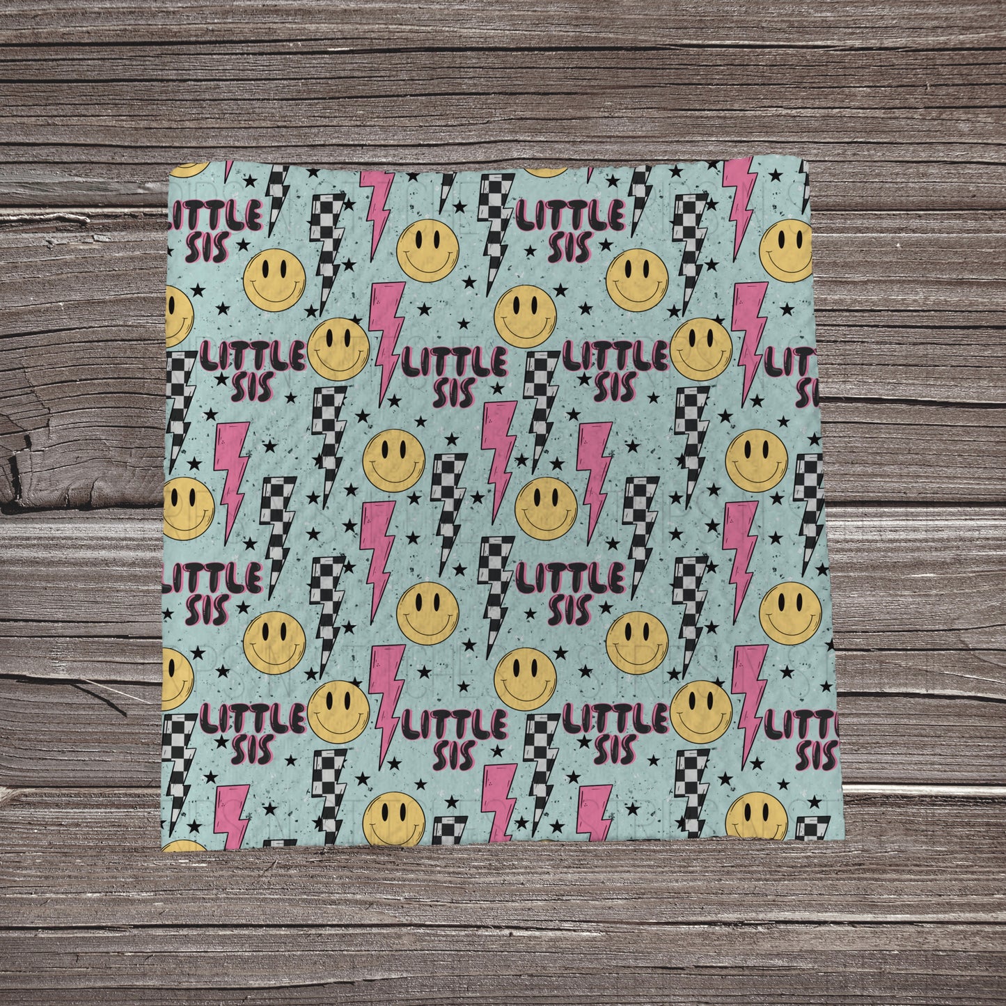 Happy Little Sis- Mint | Fabric Strip | Bow Making | Headwrap | Scrunchies