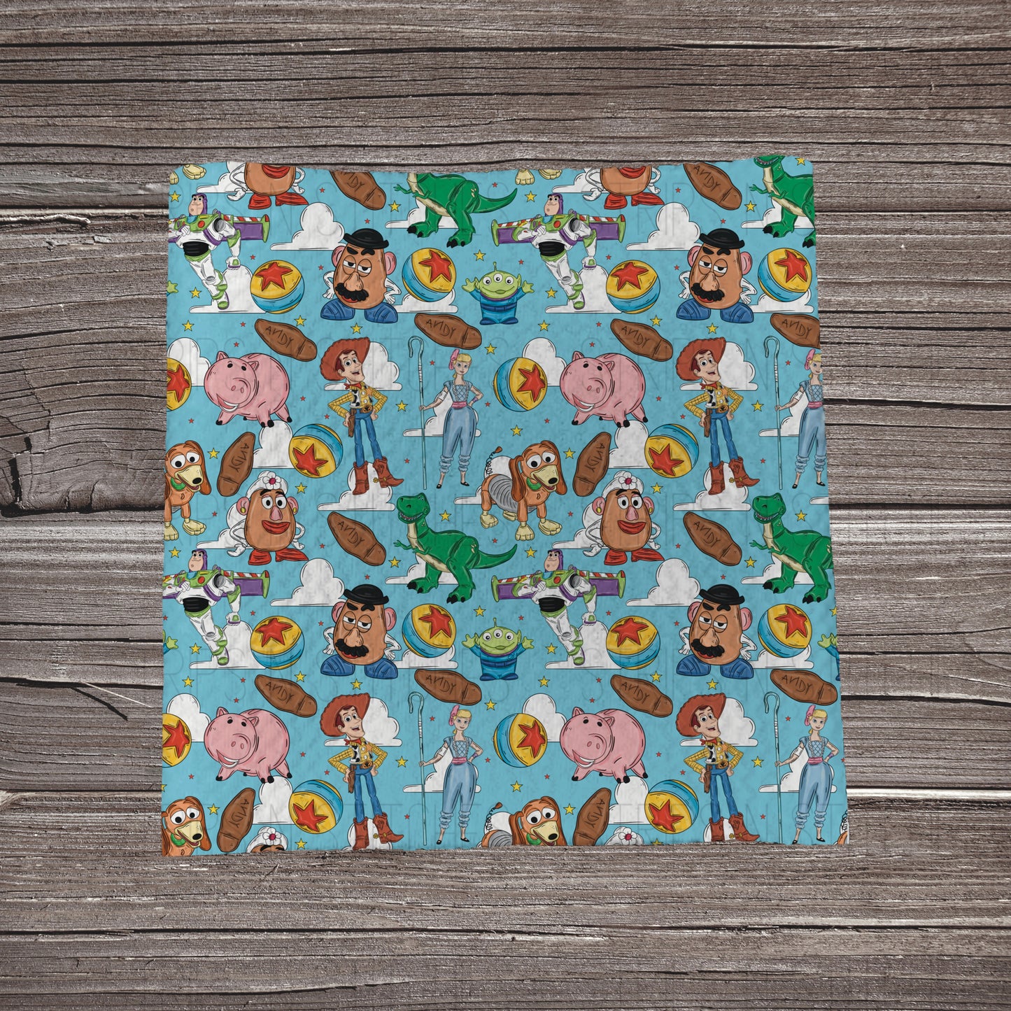 You’ve Got a Friend in Me- Blue | Fabric Strip | Bow Making | Headwrap | Scrunchies