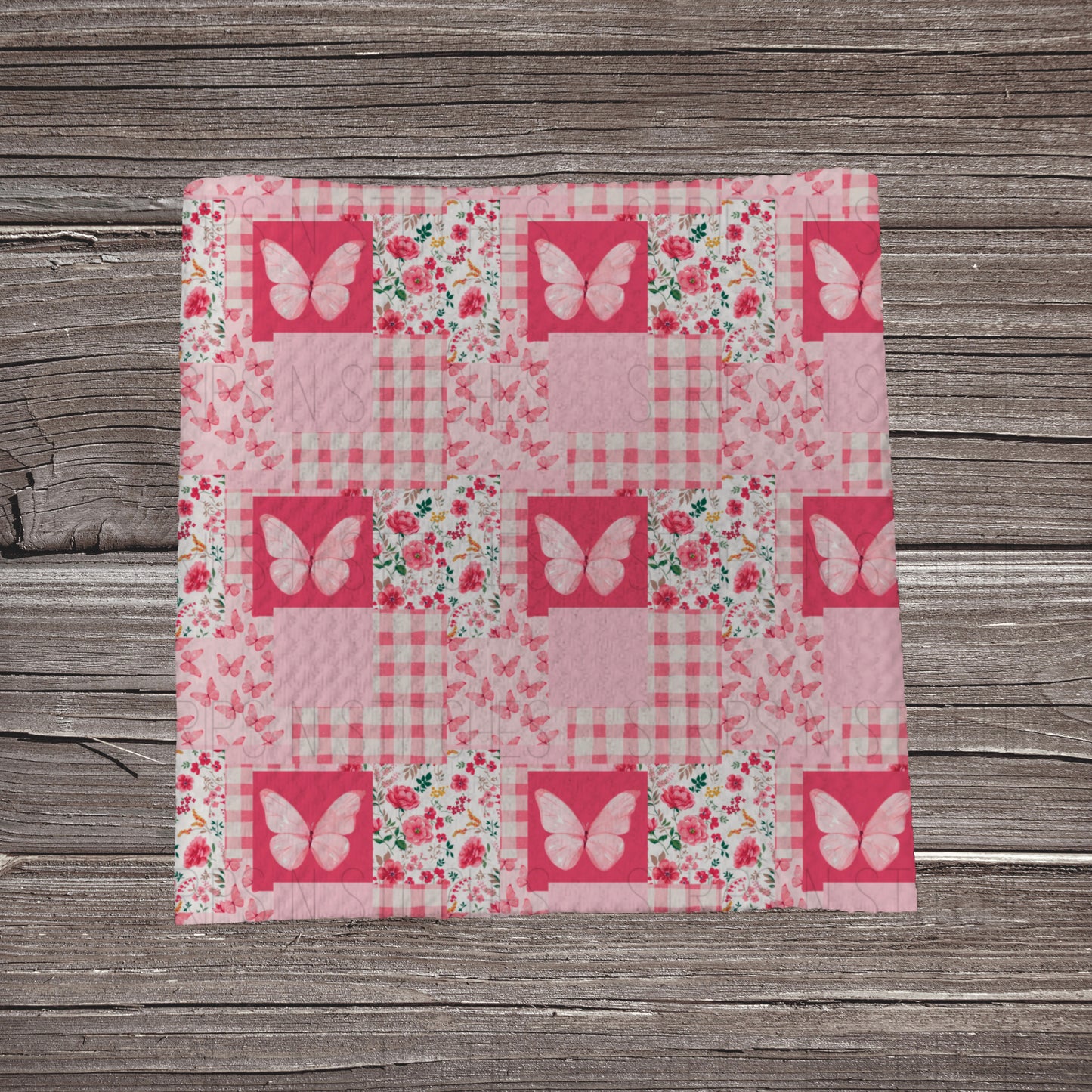 Floral Butterfly Patchwork | Fabric Strip | Bow Making | Headwrap | Scrunchies