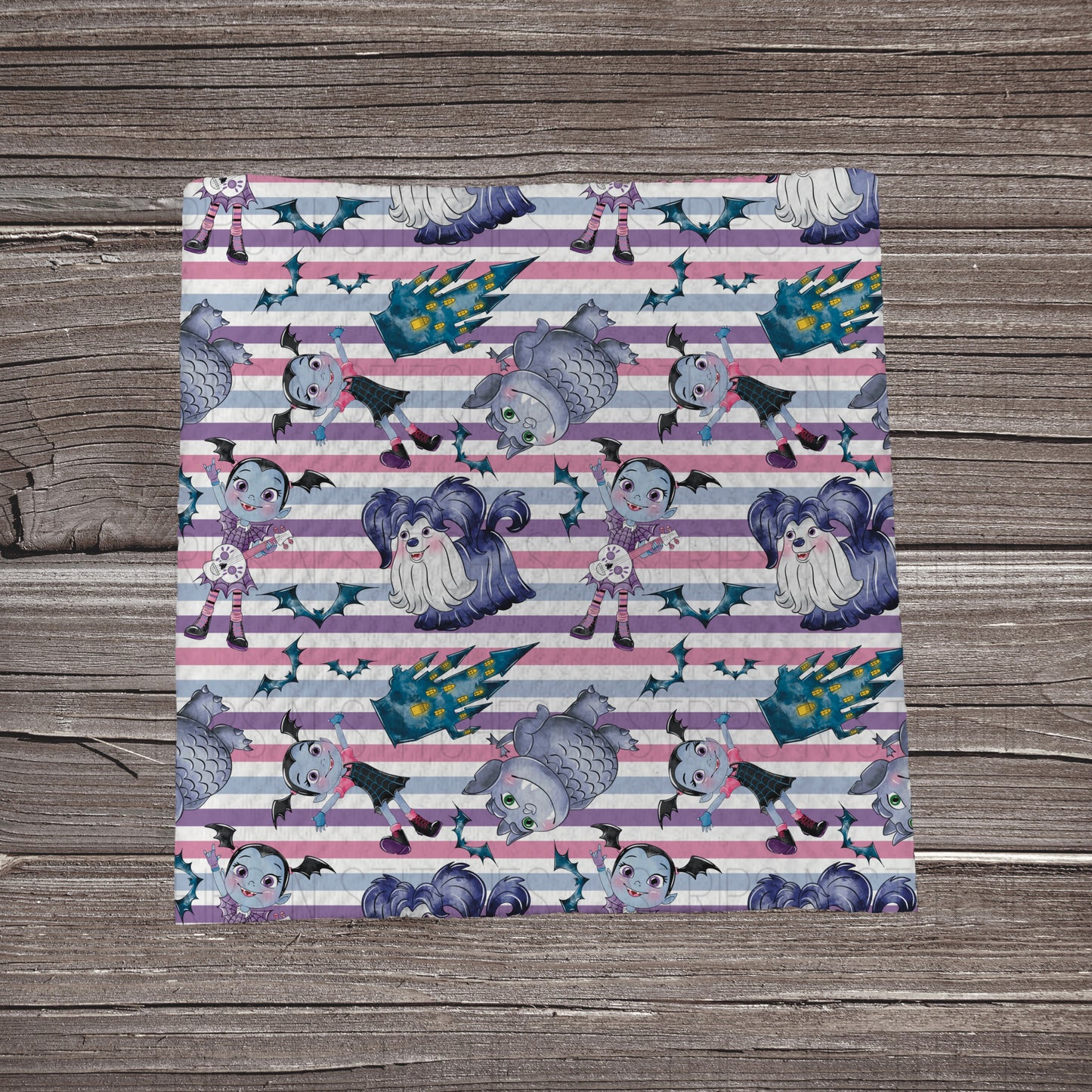 Striped Vampirina | Fabric Strip | Bow Making | Headwrap | Scrunchies