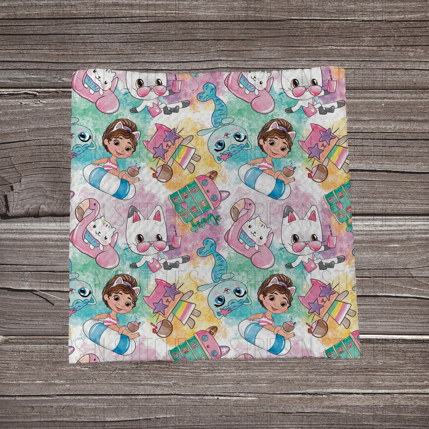 Gabby Dollhouse | Fabric Strip- Bow Making- Headwrap- Scrunchies