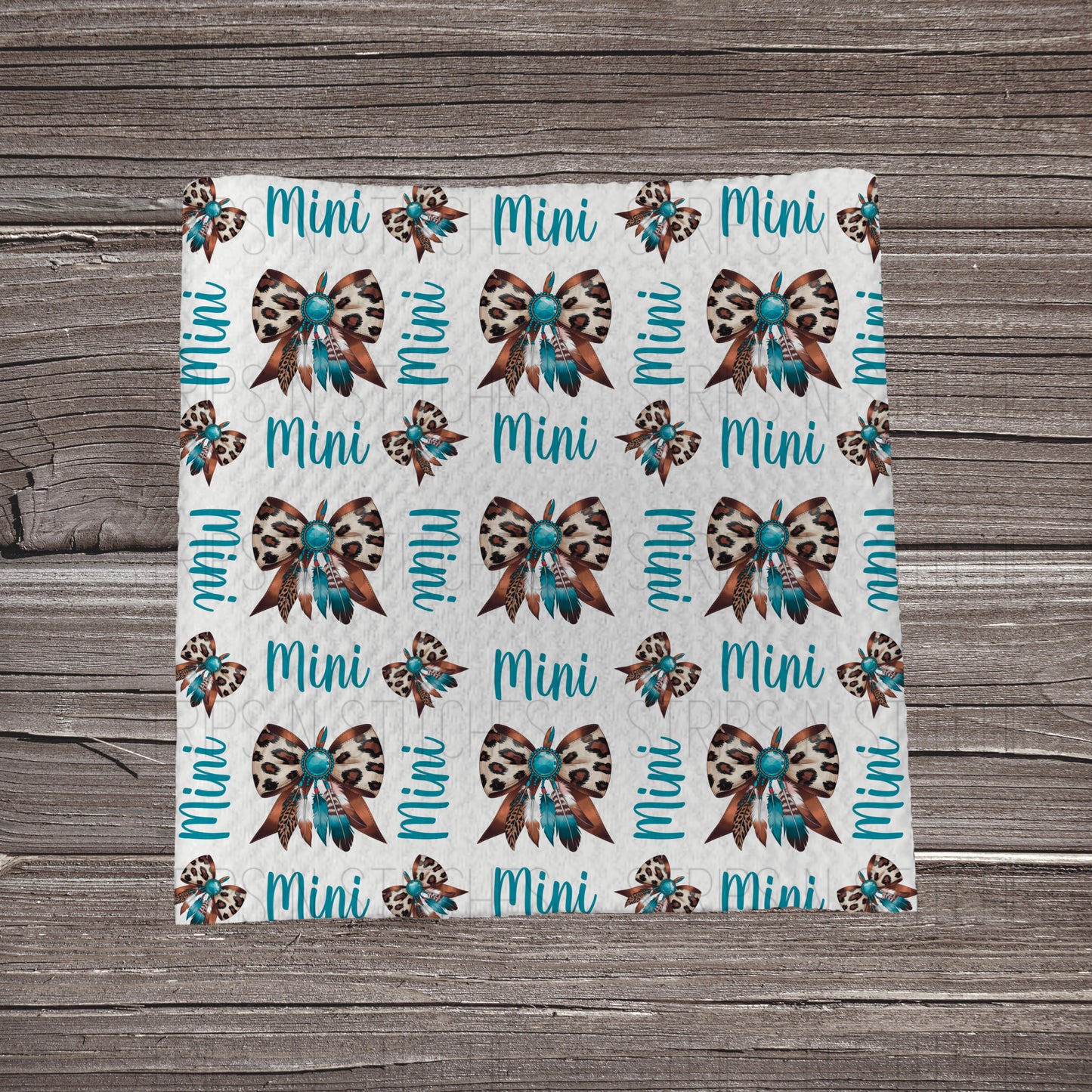 Mini Western Bows EXCLUSIVE | Fabric Strip- Bow Making- Headwrap- Scrunchies