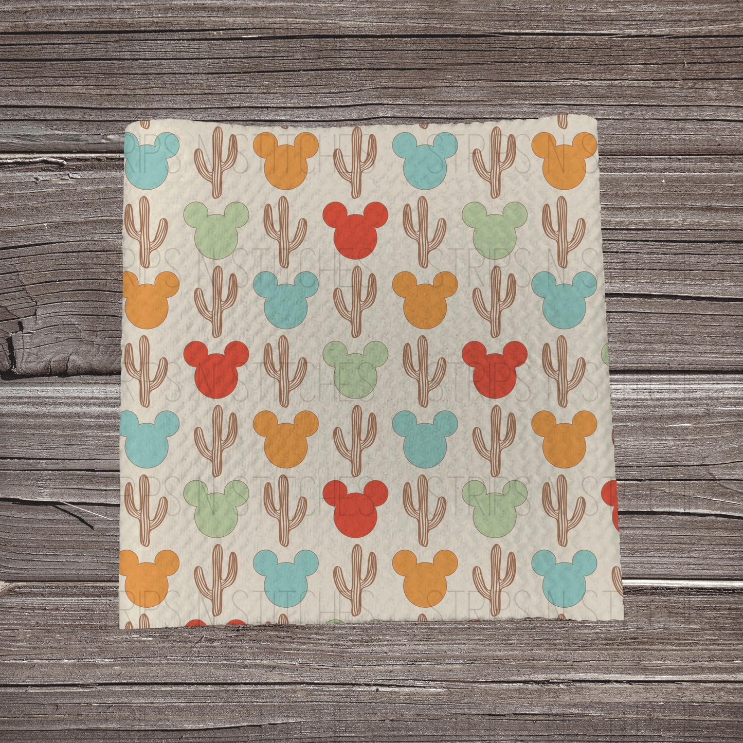 Muted Desert Boy Mouse | Fabric Strip- Bow Making- Headwrap- Scrunchies