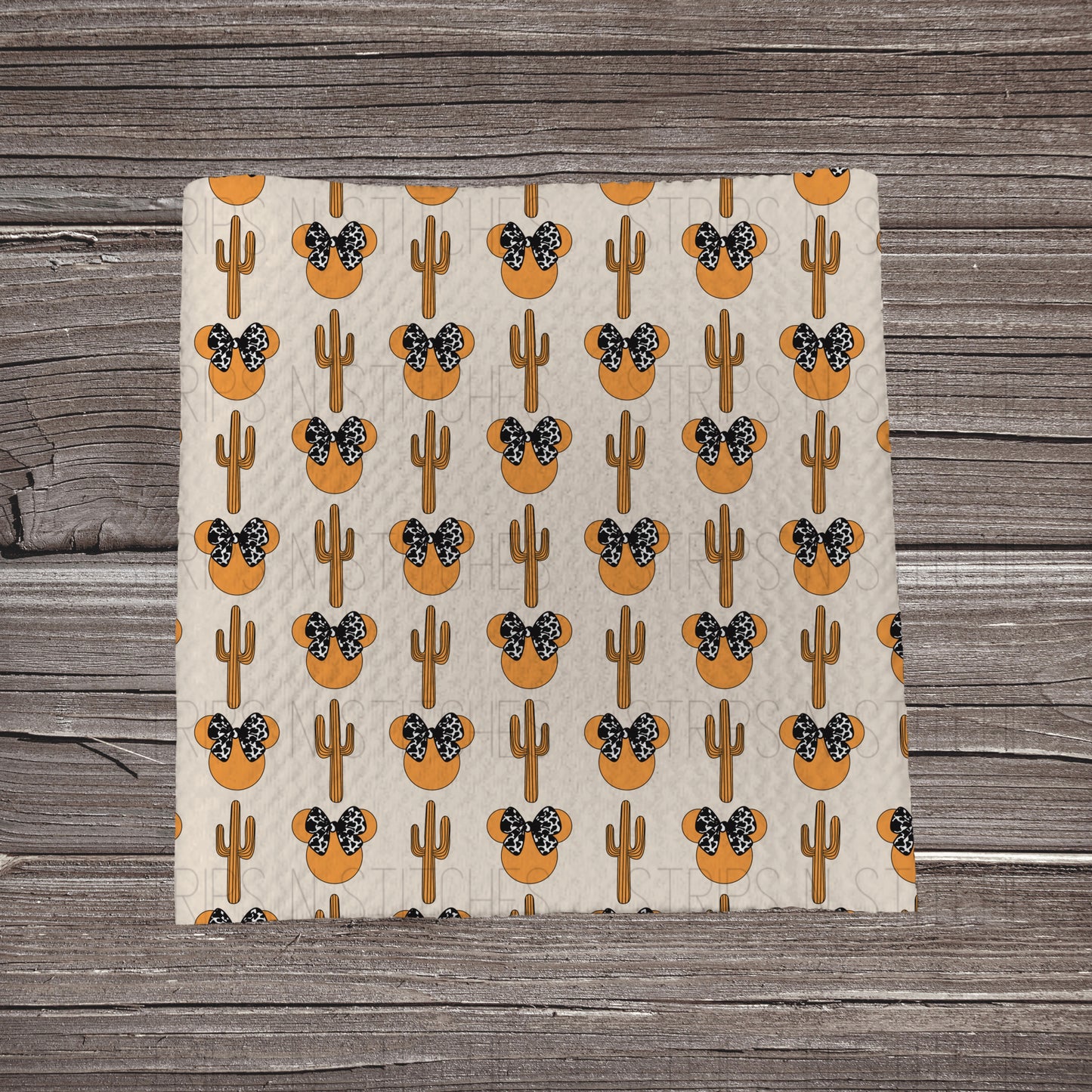 Orange Desert Girl Mouse | Fabric Strip | Bow Making | Headwrap | Scrunchies