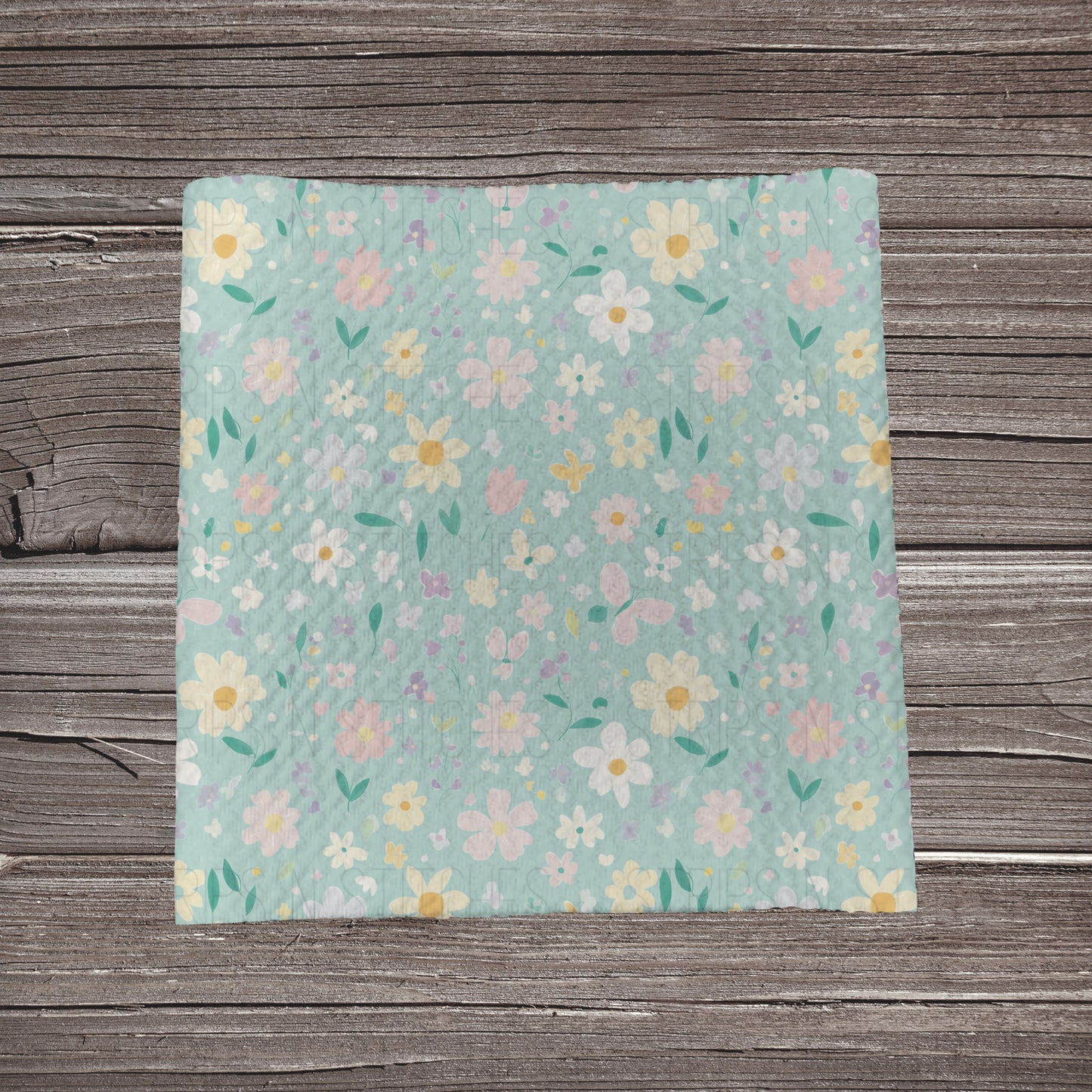 Pastel Butterfly Garden | Bullet Fabric Strip | Bow Making | Scrunchie | Headwrap