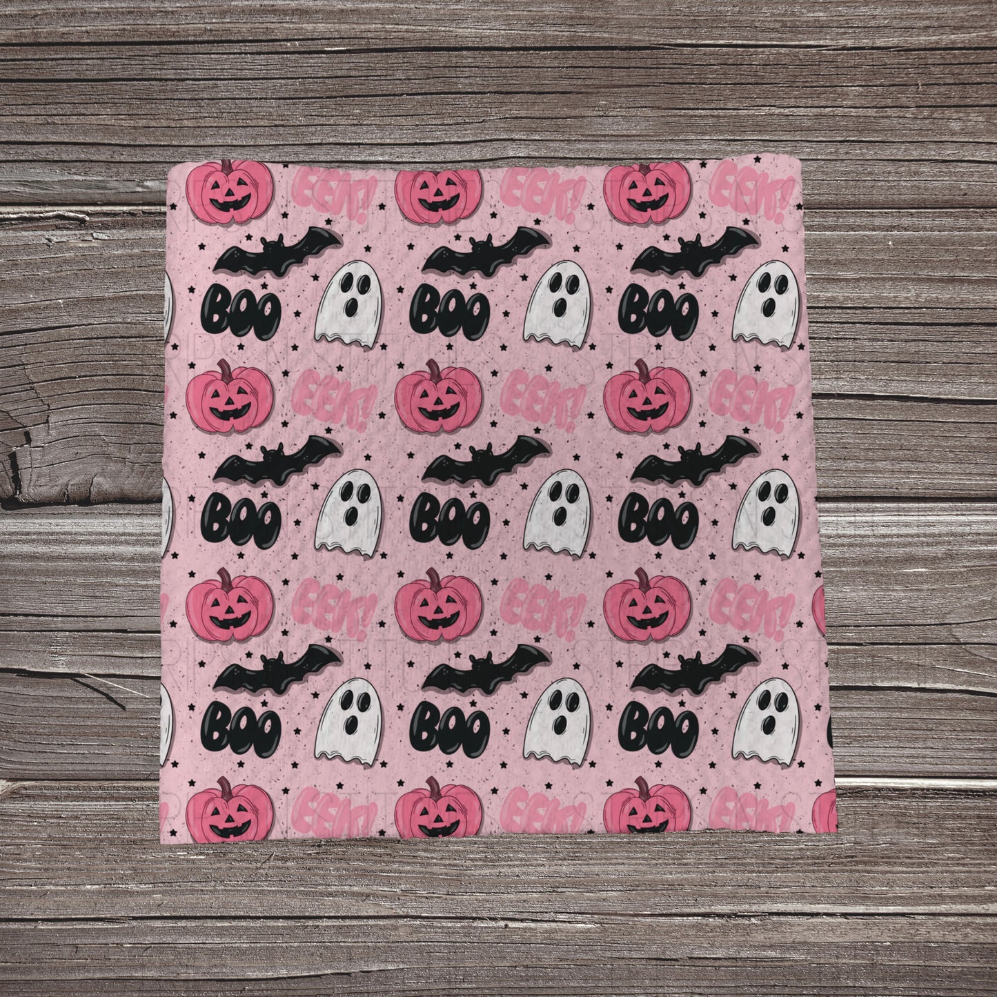 Pink Boo Ghosts & Pumpkins | Fabric Strip | Bow Making | Headwrap | Scrunchies