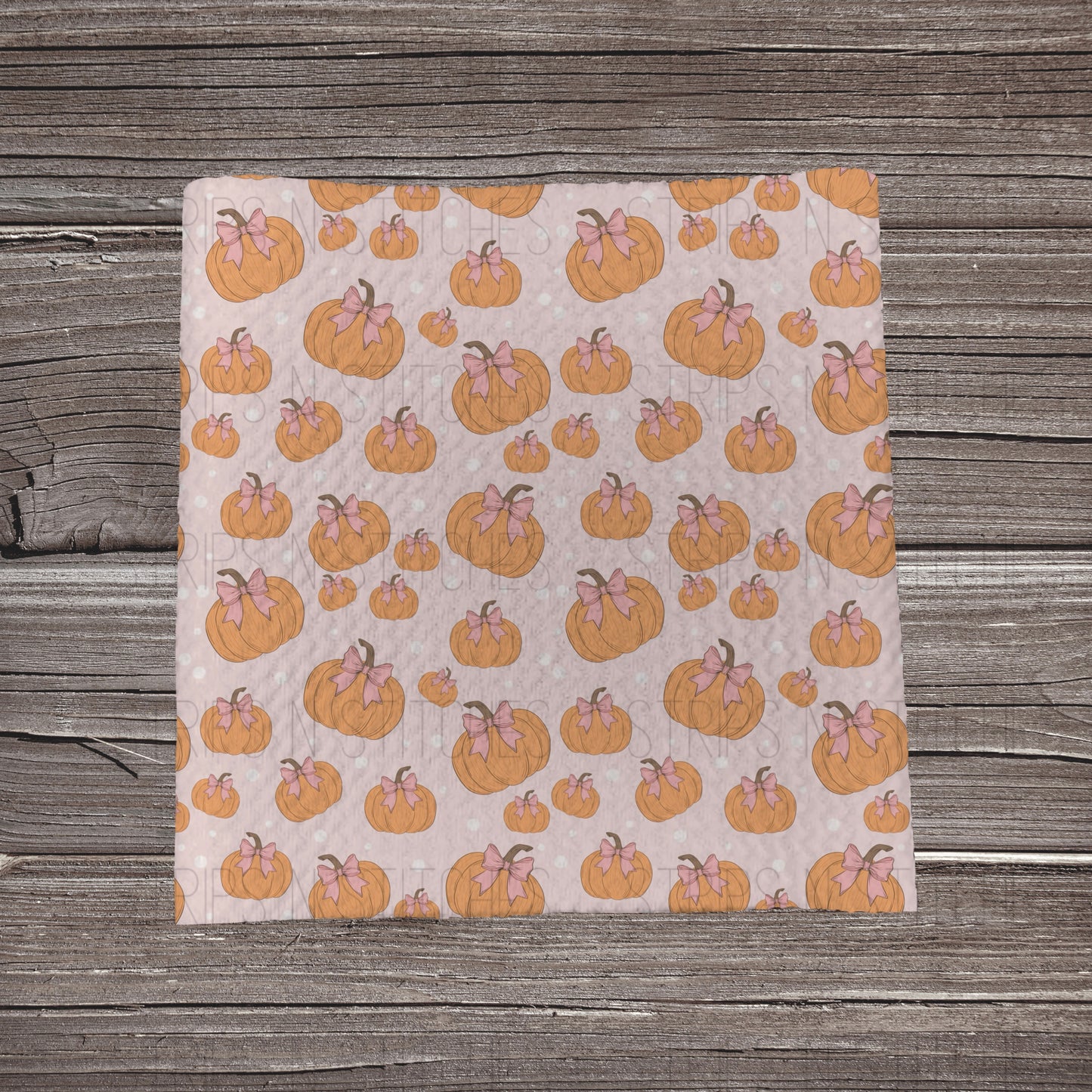 Pink Bows & Pumpkins | Fabric Strip | Bow Making | Headwrap | Scrunchies